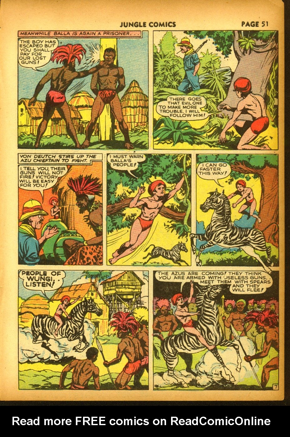 Read online Jungle Comics comic -  Issue #19 - 53