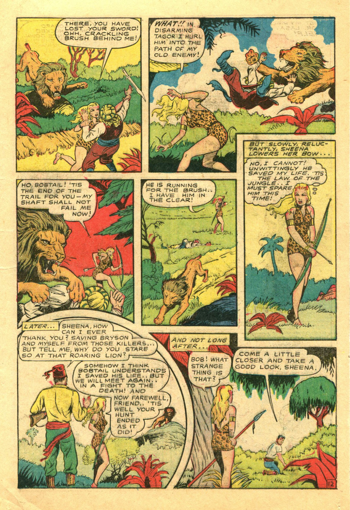 Read online Sheena, Queen of the Jungle (1942) comic -  Issue #6 - 25