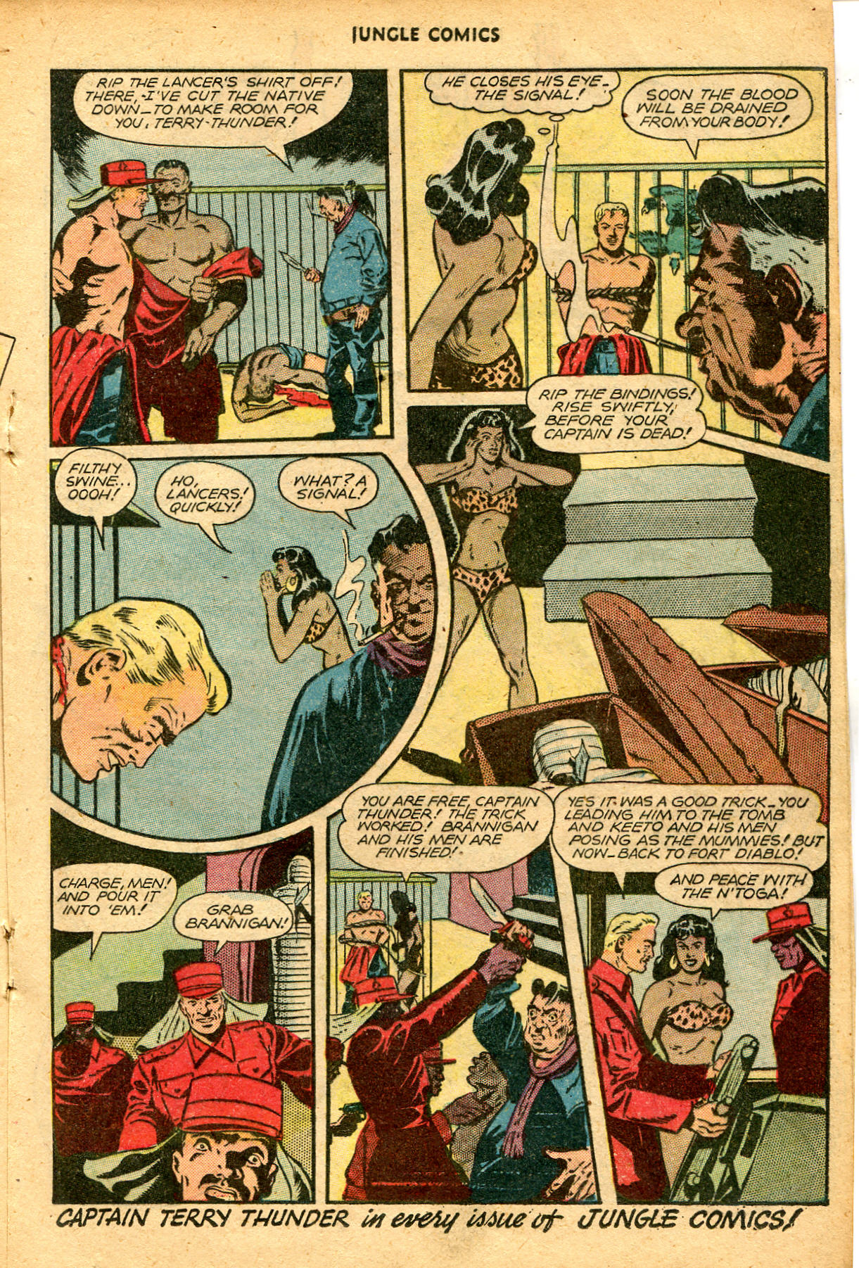 Read online Jungle Comics comic -  Issue #87 - 25