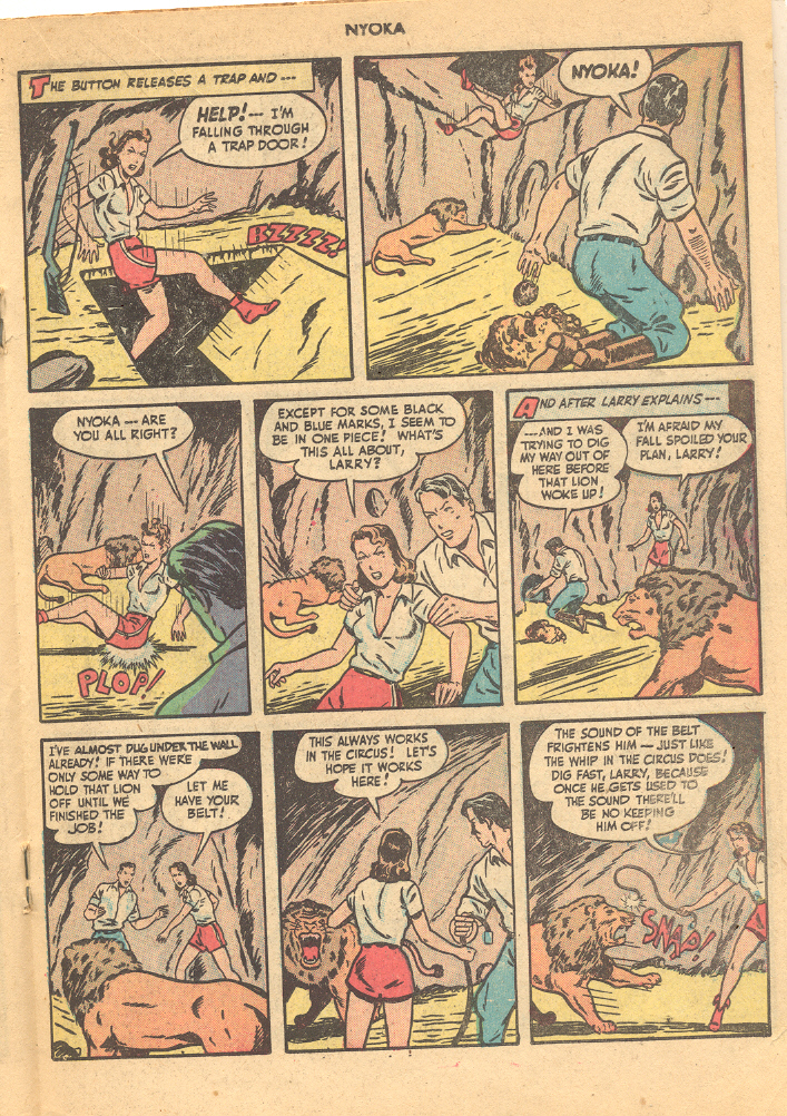 Read online Nyoka the Jungle Girl (1945) comic -  Issue #32 - 19