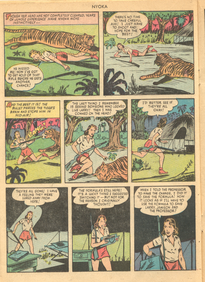 Read online Nyoka the Jungle Girl (1945) comic -  Issue #32 - 16