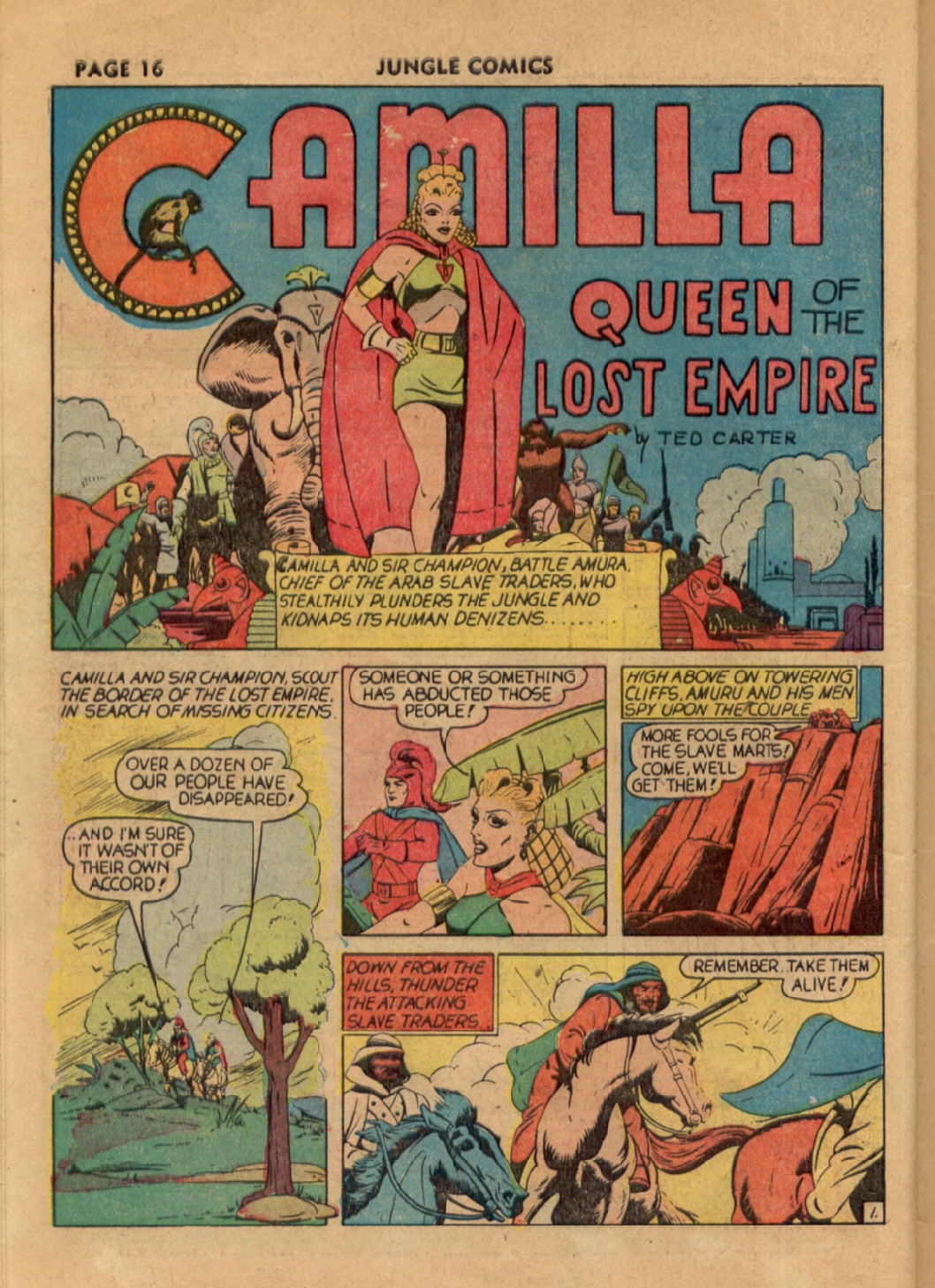 Read online Jungle Comics comic -  Issue #9 - 16
