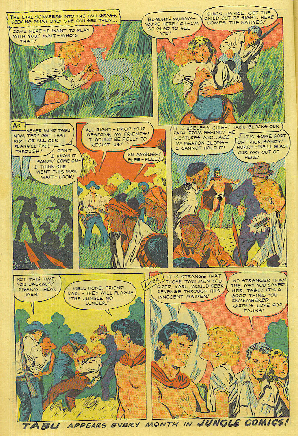 Read online Jungle Comics comic -  Issue #134 - 40