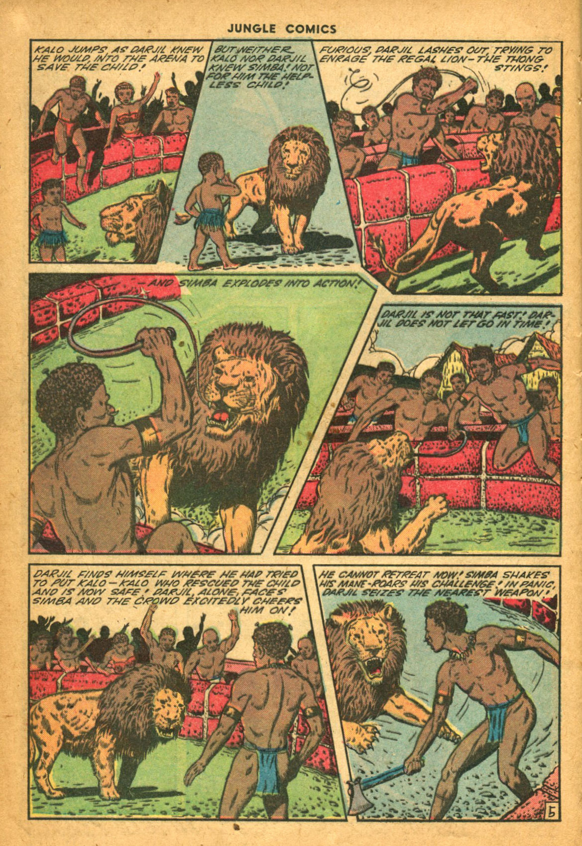 Read online Jungle Comics comic -  Issue #61 - 34