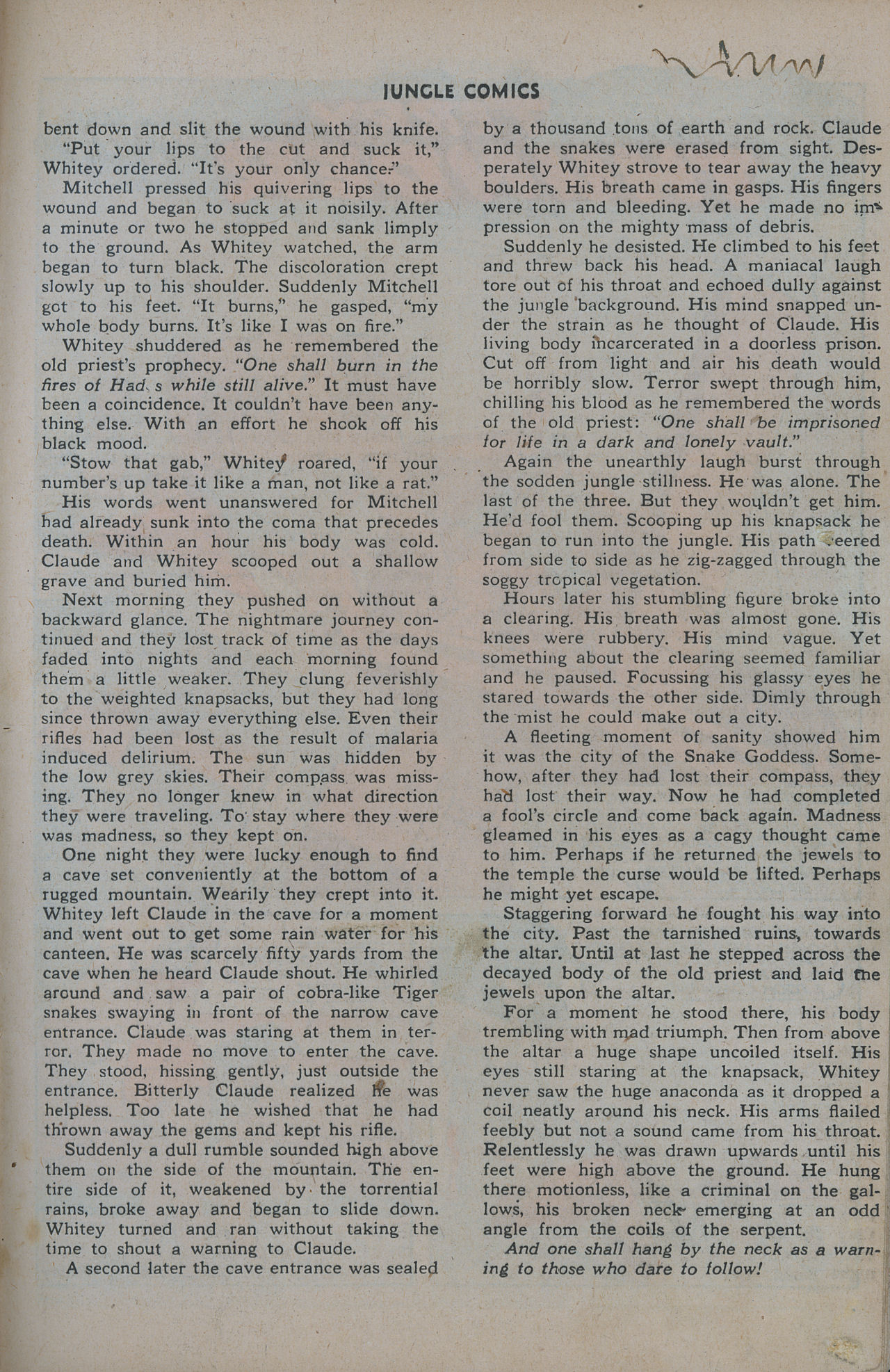 Read online Jungle Comics comic -  Issue #78 - 29