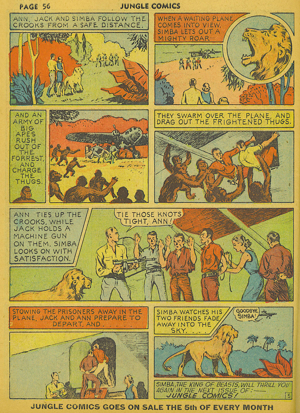 Read online Jungle Comics comic -  Issue #8 - 58