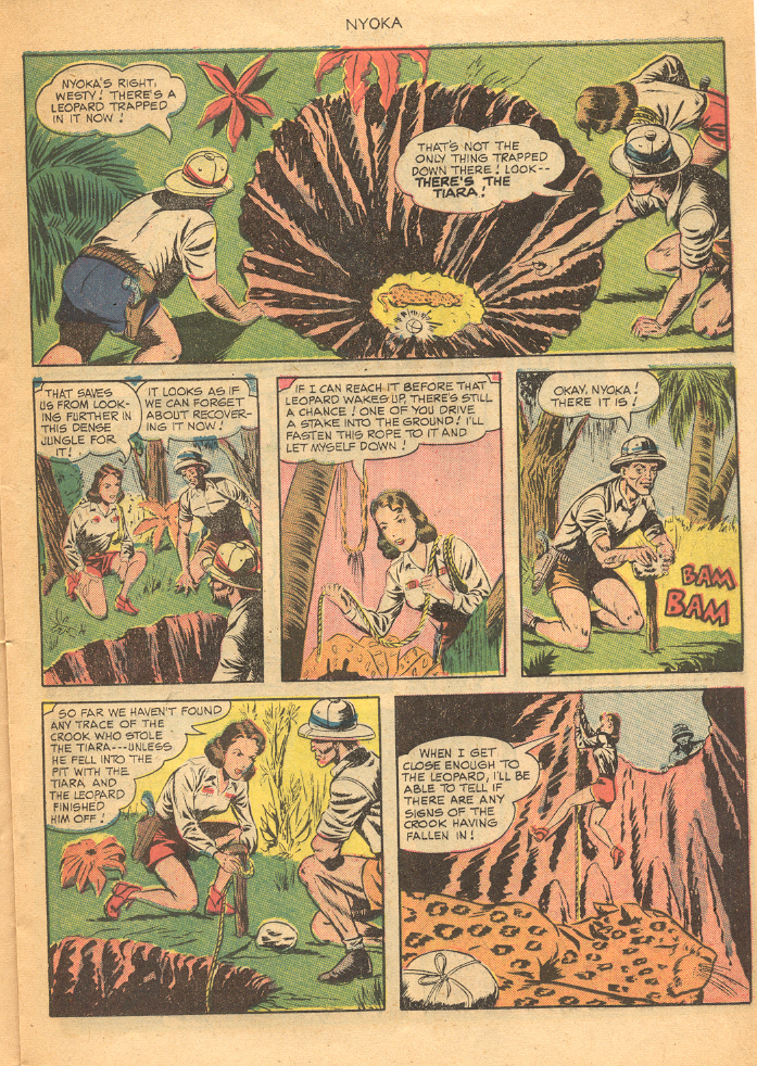 Read online Nyoka the Jungle Girl (1945) comic -  Issue #40 - 17