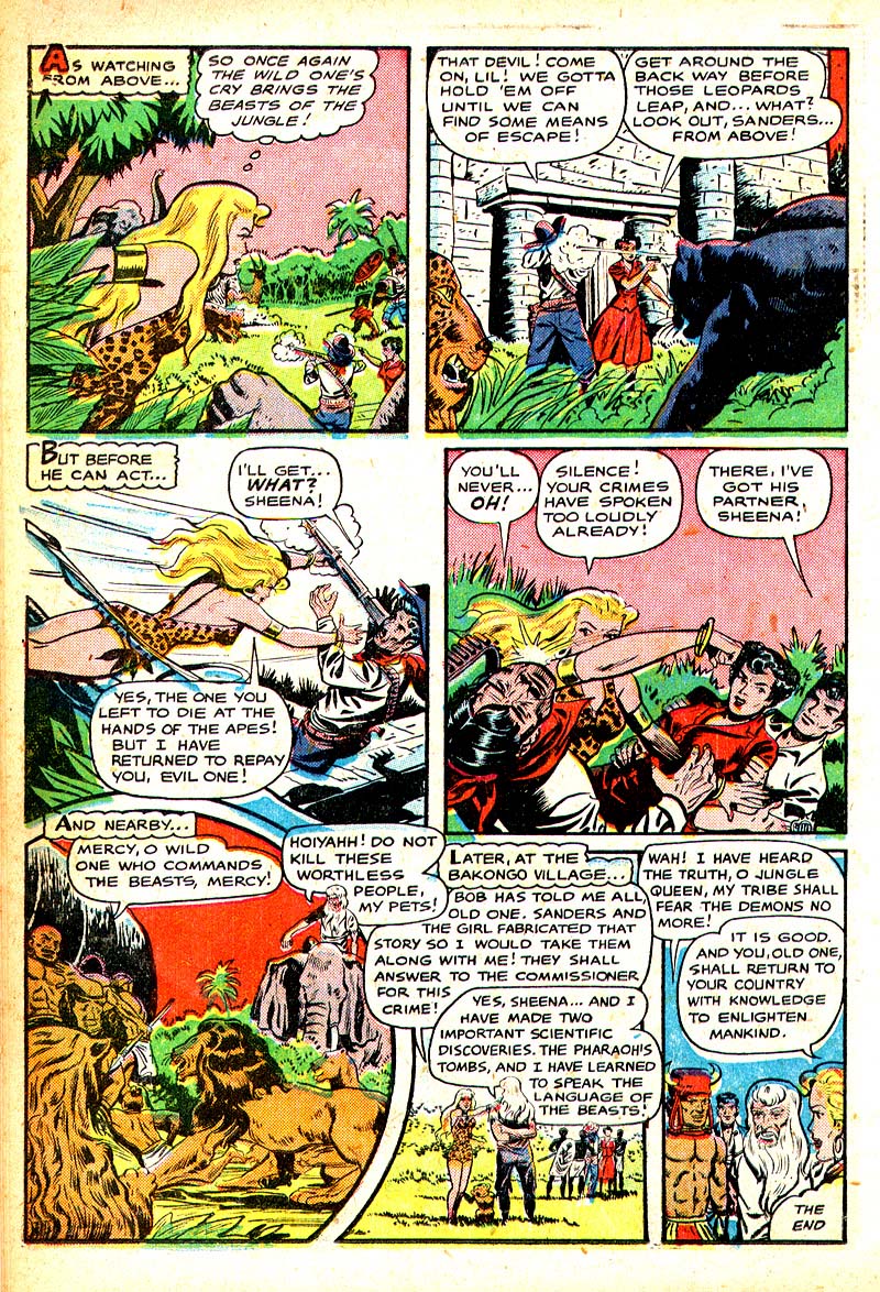 Read online Sheena, Queen of the Jungle (1942) comic -  Issue #8 - 15