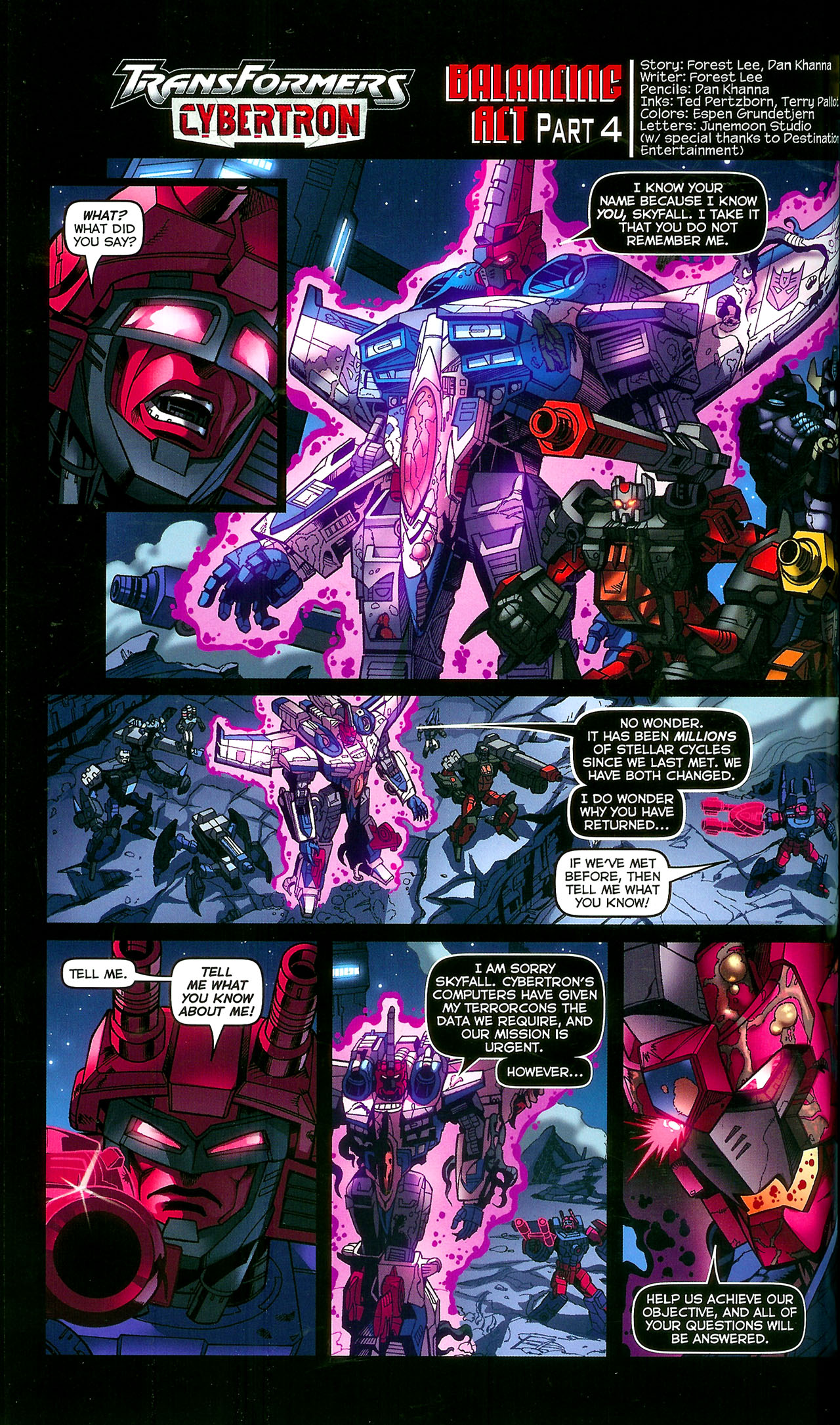 Read online Transformers: Cybertron: Balancing Act comic -  Issue # TPB - 29