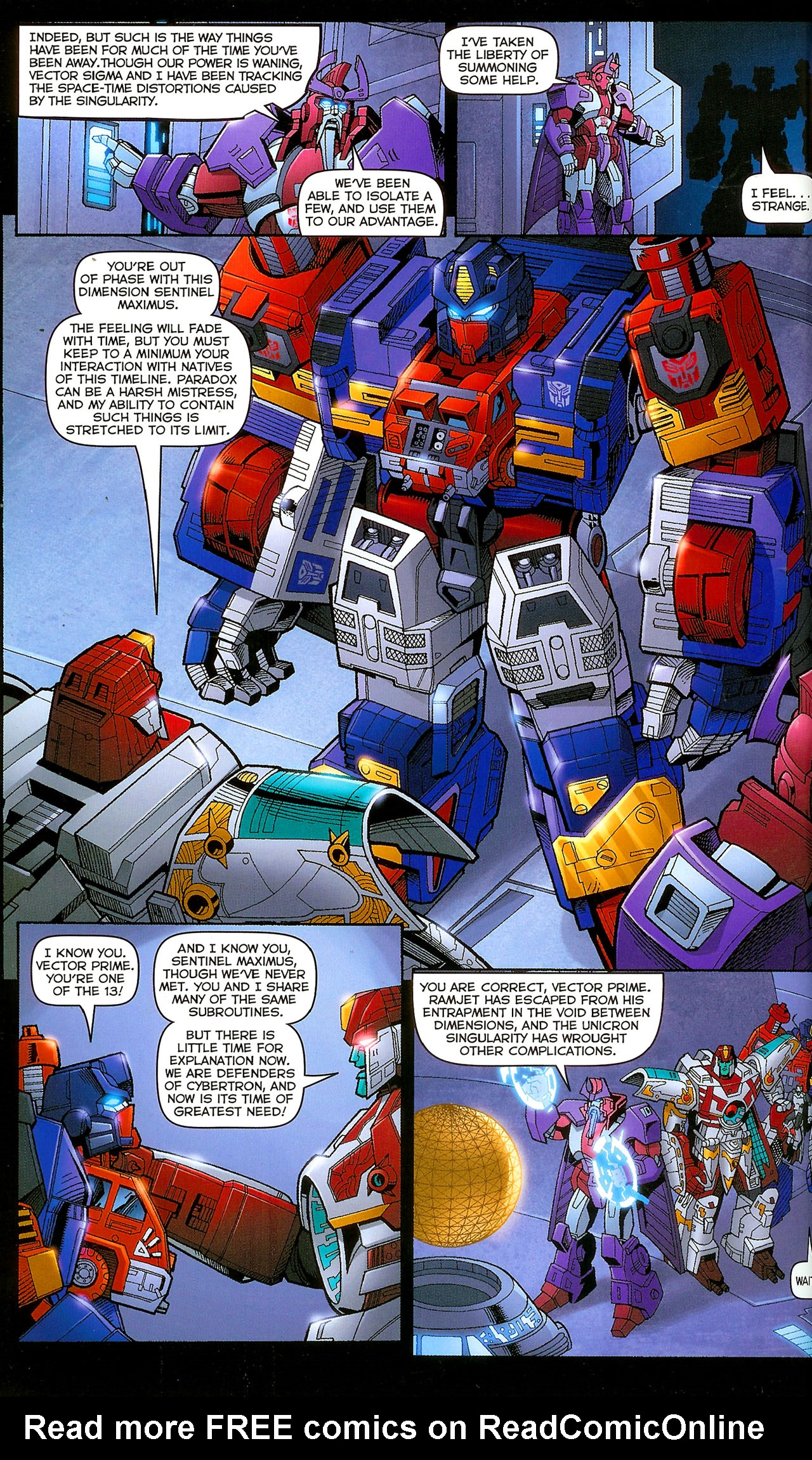 Read online Transformers: Cybertron: Balancing Act comic -  Issue # TPB - 13