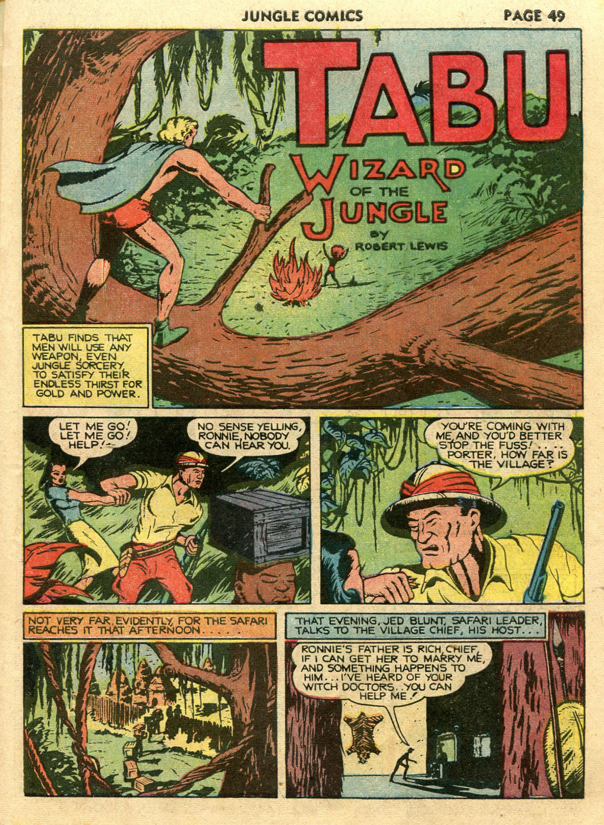 Read online Jungle Comics comic -  Issue #14 - 51