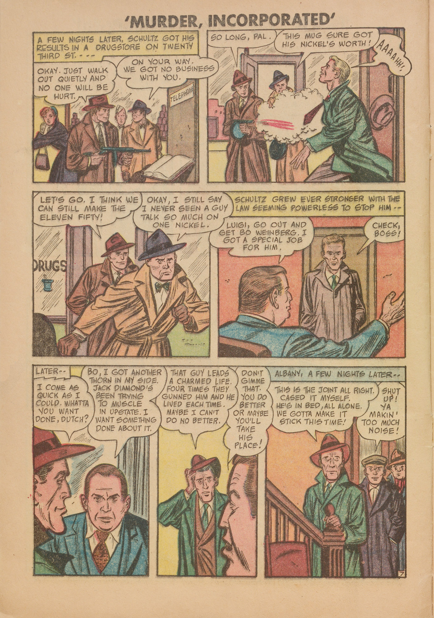 Read online Murder Incorporated (1948) comic -  Issue #3 - 8