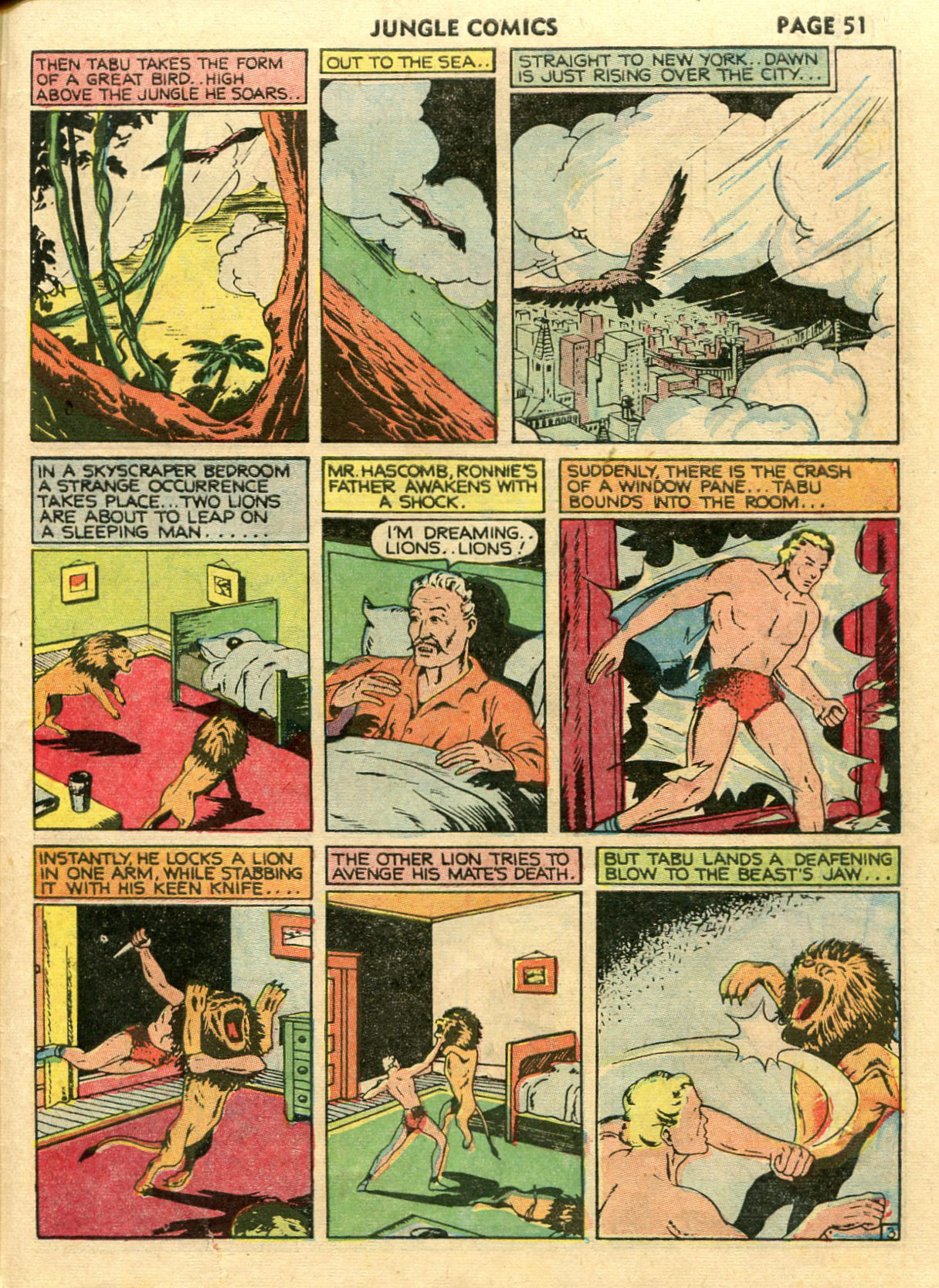 Read online Jungle Comics comic -  Issue #14 - 53