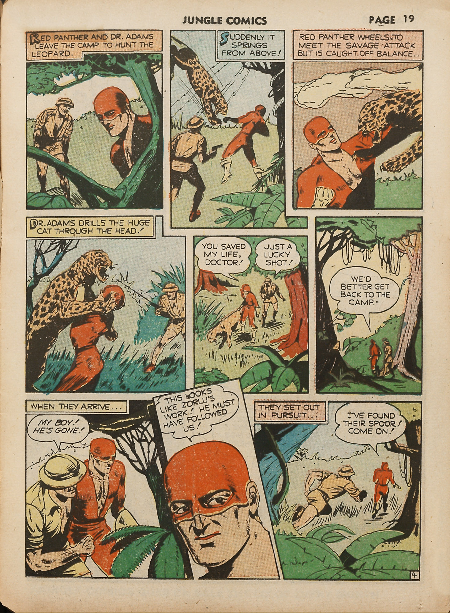 Read online Jungle Comics comic -  Issue #18 - 21