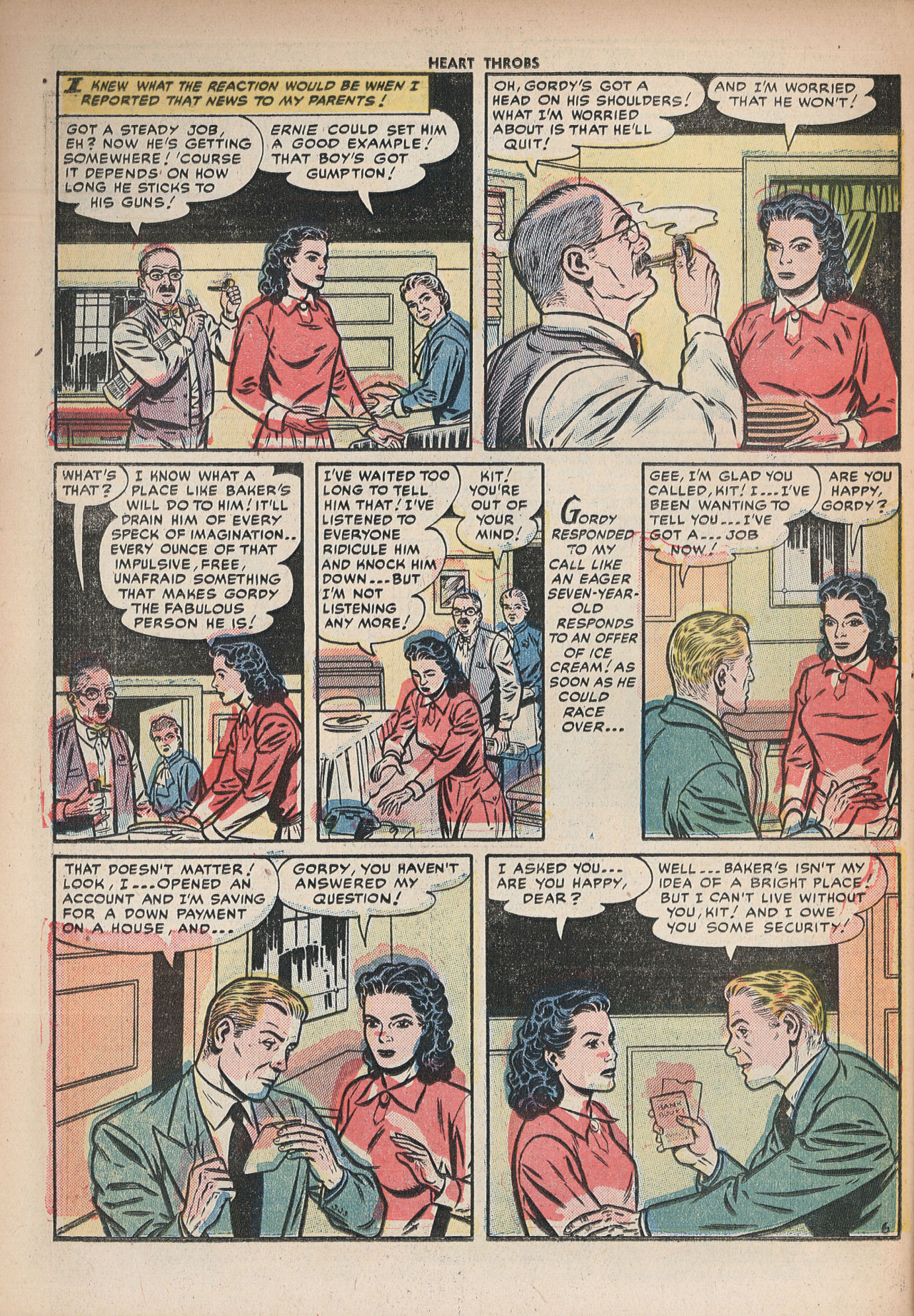 Read online Heart Throbs comic -  Issue #13 - 32