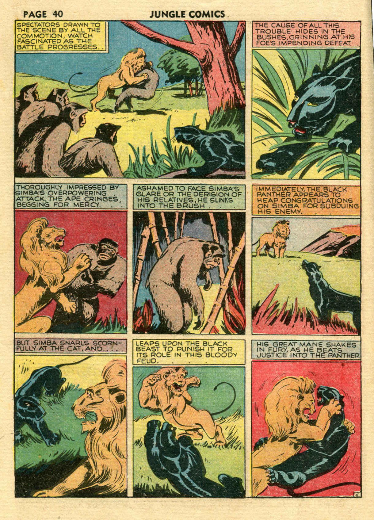 Read online Jungle Comics comic -  Issue #14 - 42
