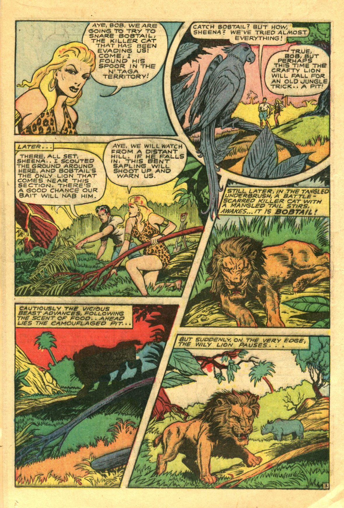 Read online Sheena, Queen of the Jungle (1942) comic -  Issue #6 - 16