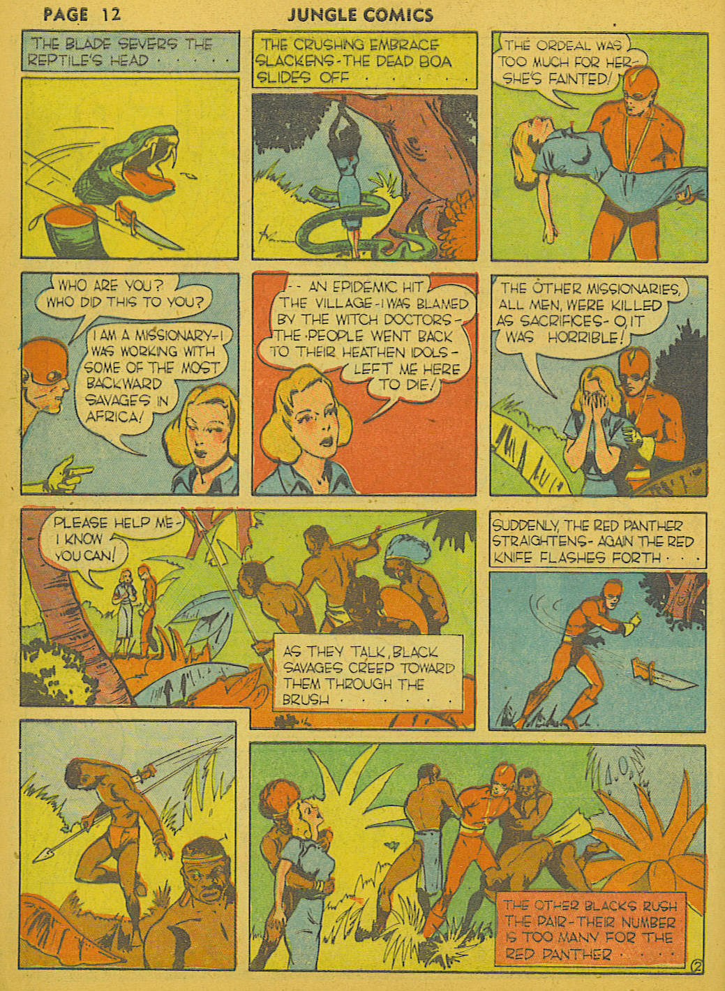 Read online Jungle Comics comic -  Issue #8 - 14