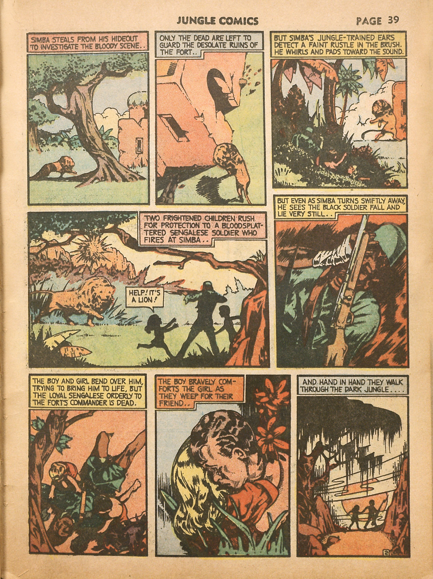 Read online Jungle Comics comic -  Issue #16 - 41