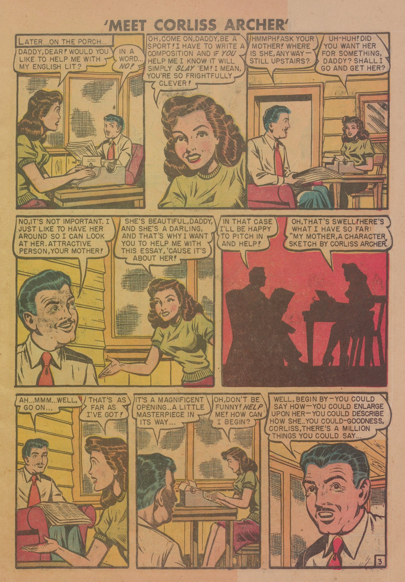 Read online Meet Corliss Archer comic -  Issue #1 - 5