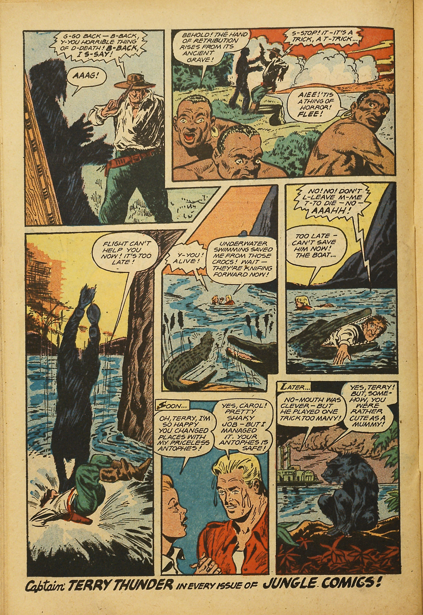 Read online Jungle Comics comic -  Issue #101 - 28