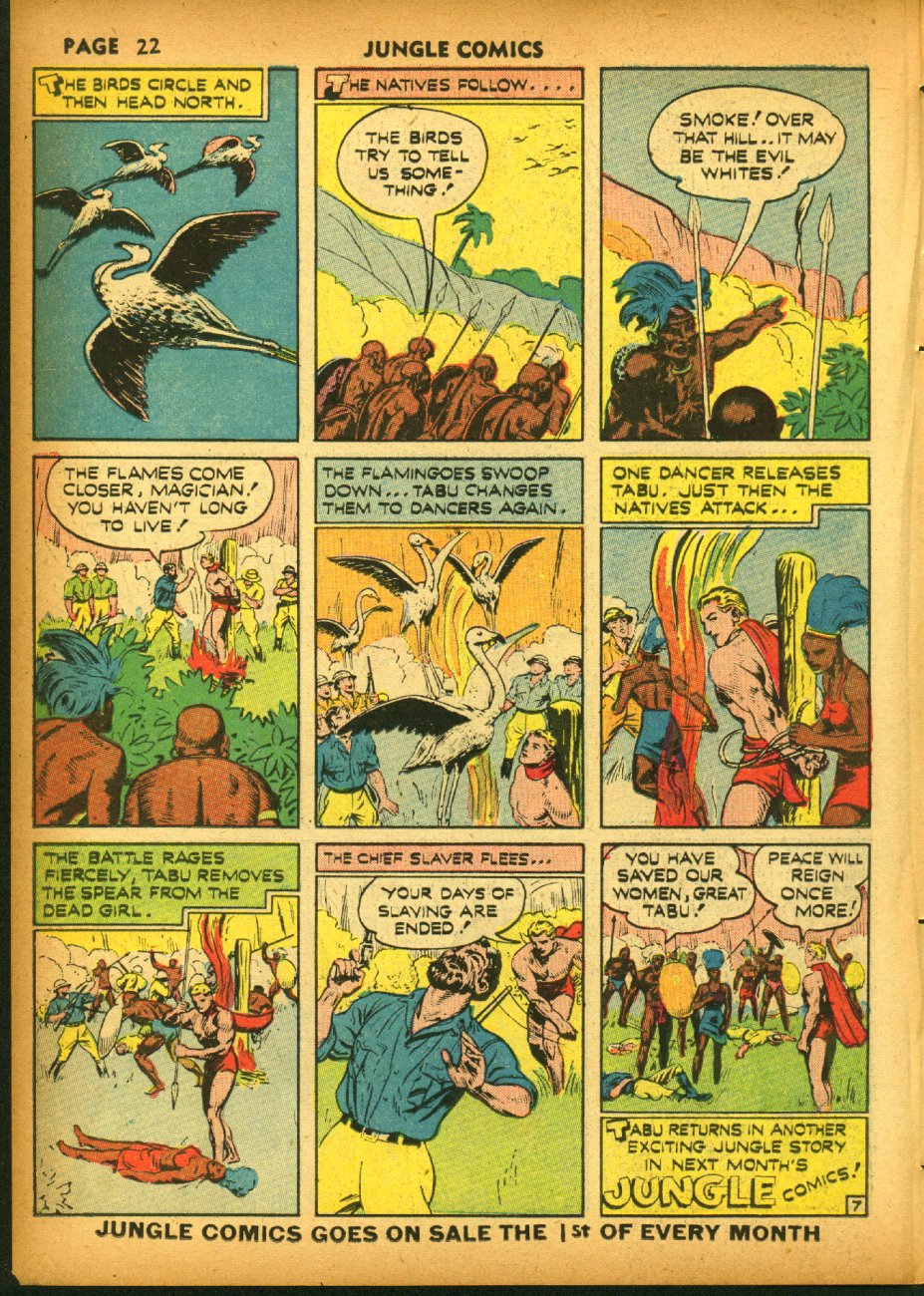 Read online Jungle Comics comic -  Issue #20 - 24