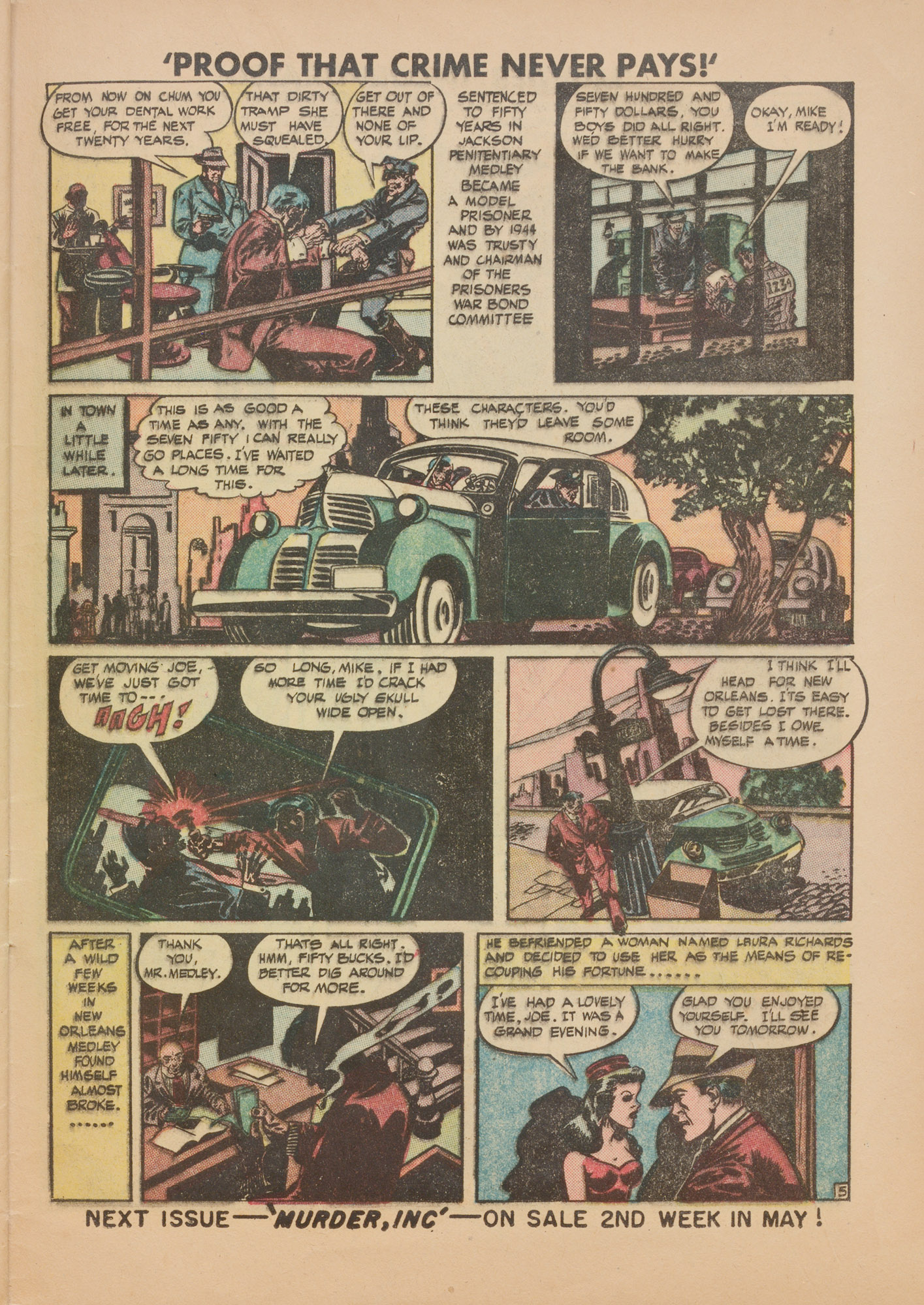 Read online Murder Incorporated (1948) comic -  Issue #3 - 29