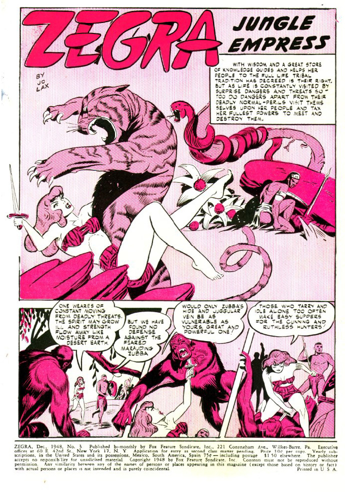Read online Zegra, Jungle Empress comic -  Issue #3 - 2