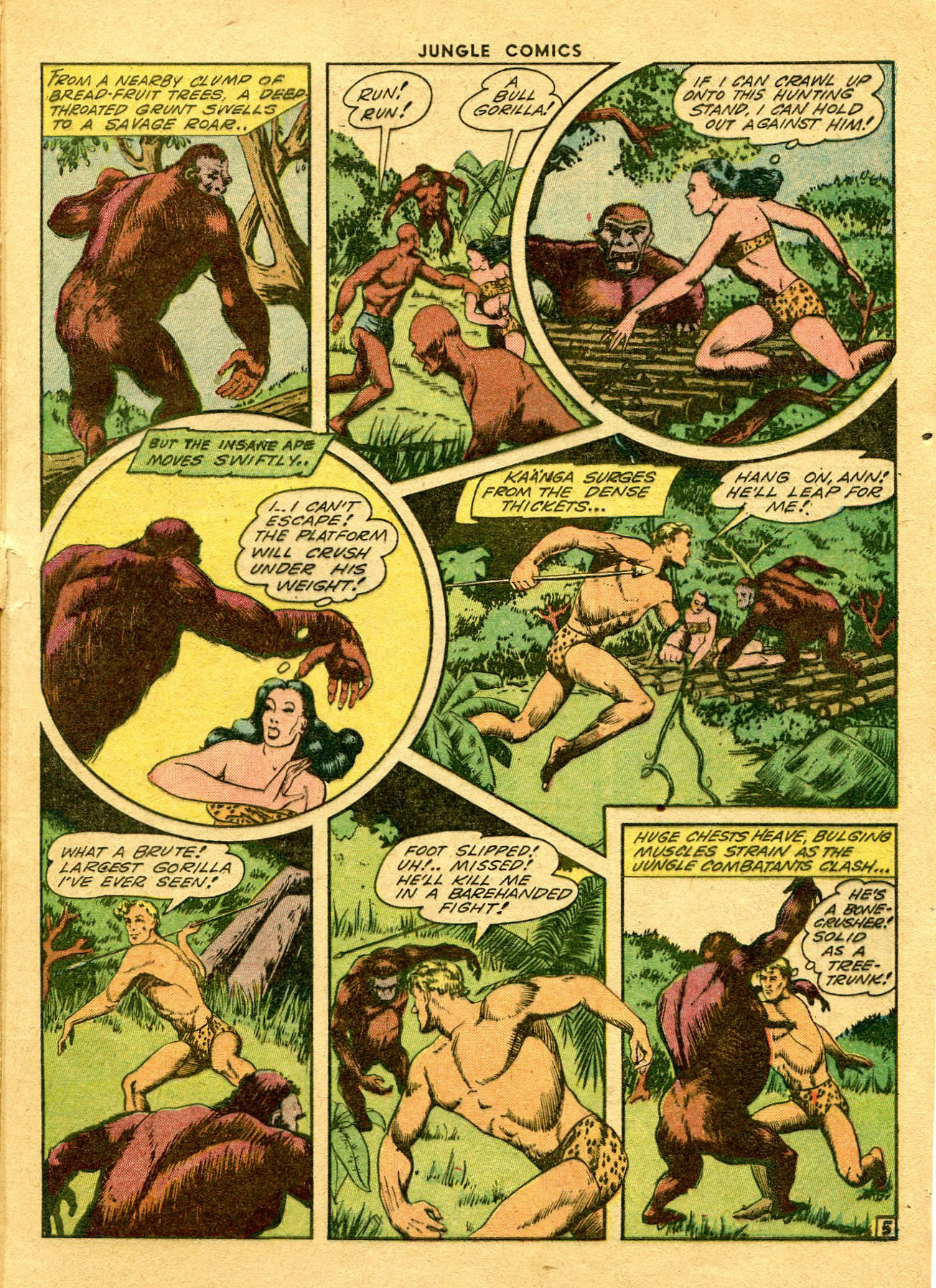 Read online Jungle Comics comic -  Issue #46 - 7