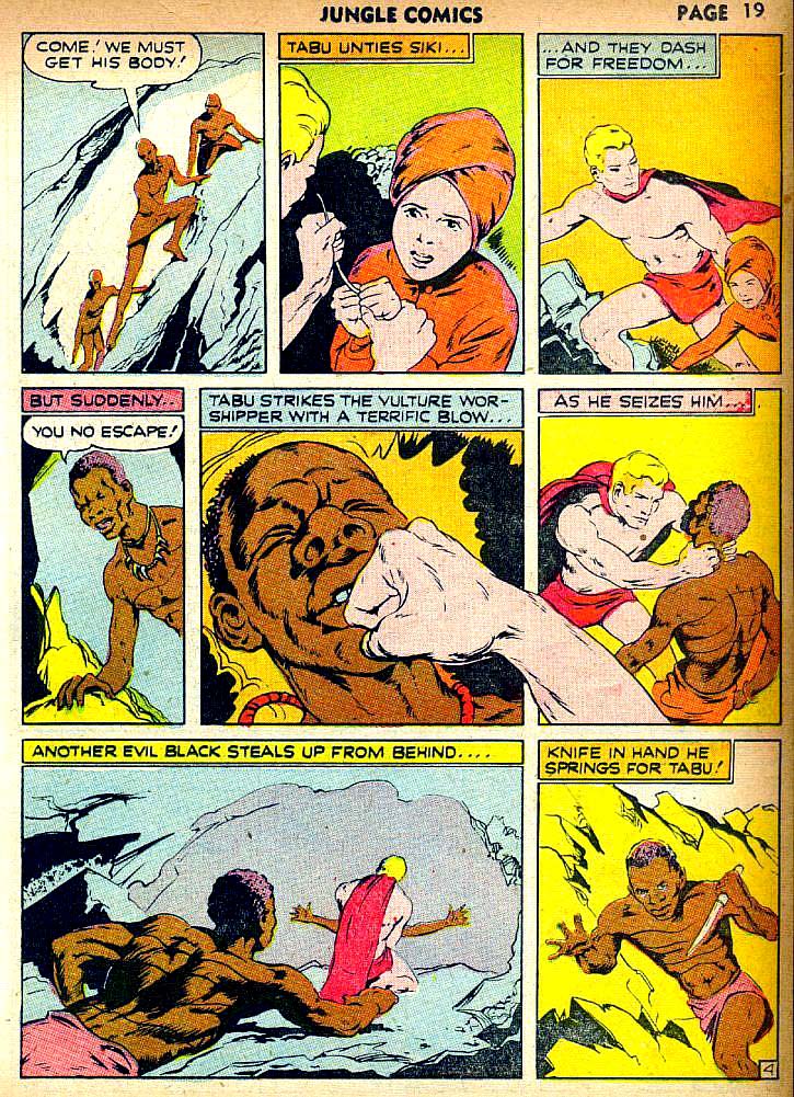 Read online Jungle Comics comic -  Issue #21 - 21