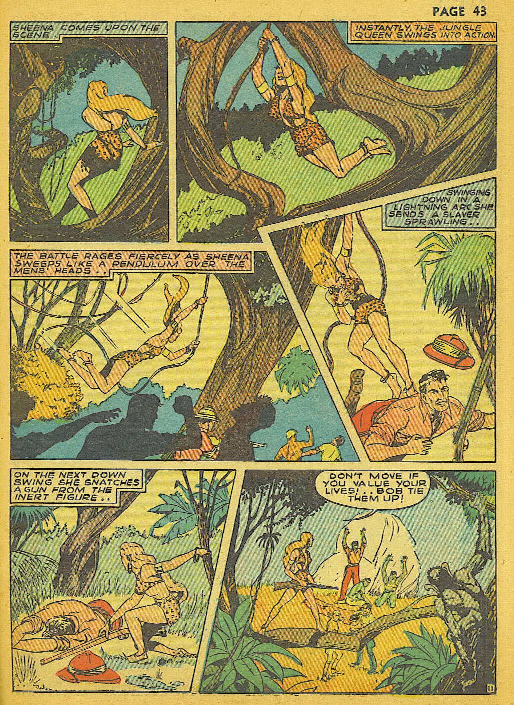 Read online Sheena, Queen of the Jungle (1942) comic -  Issue #1 - 43