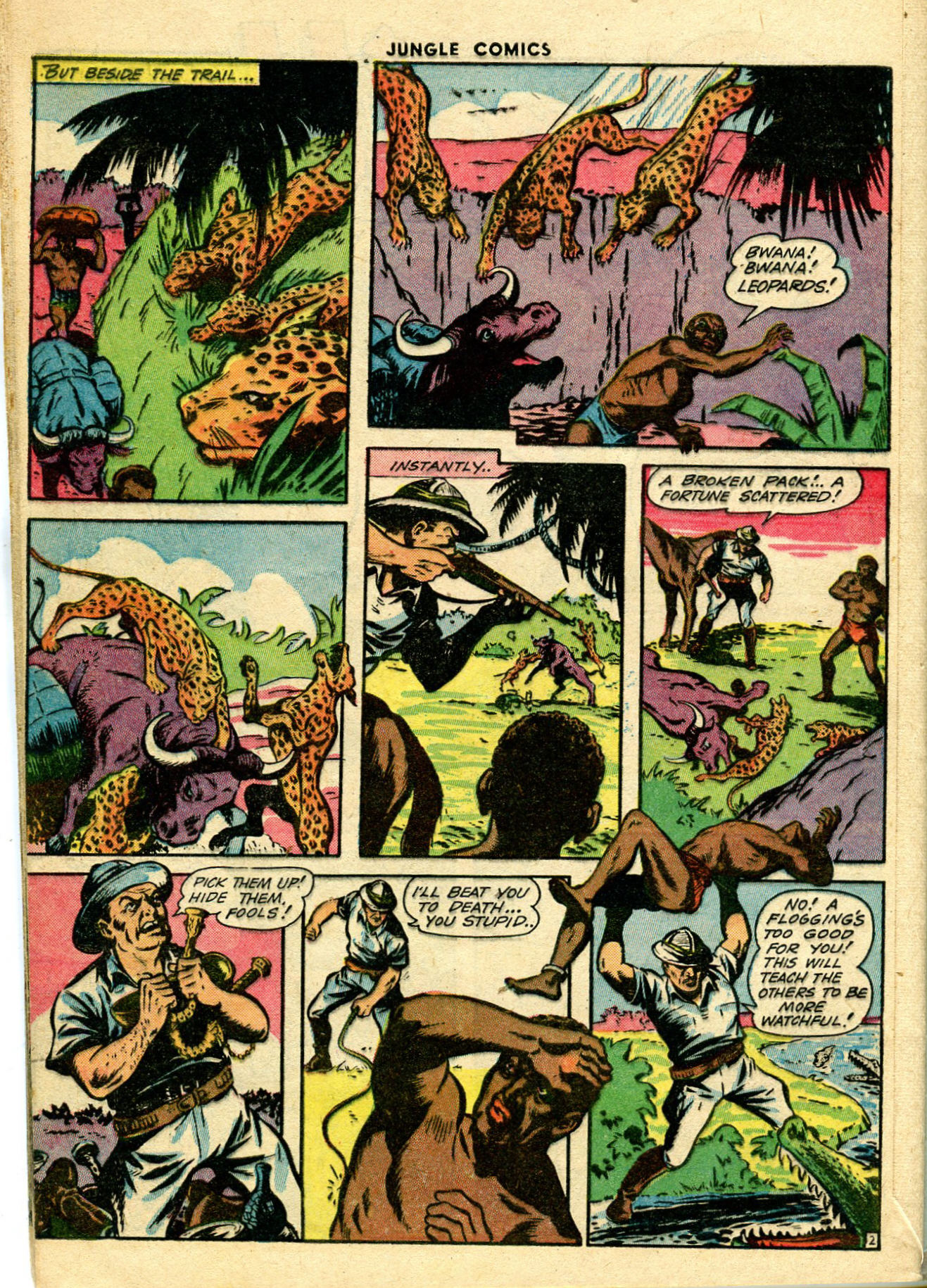Read online Jungle Comics comic -  Issue #45 - 50