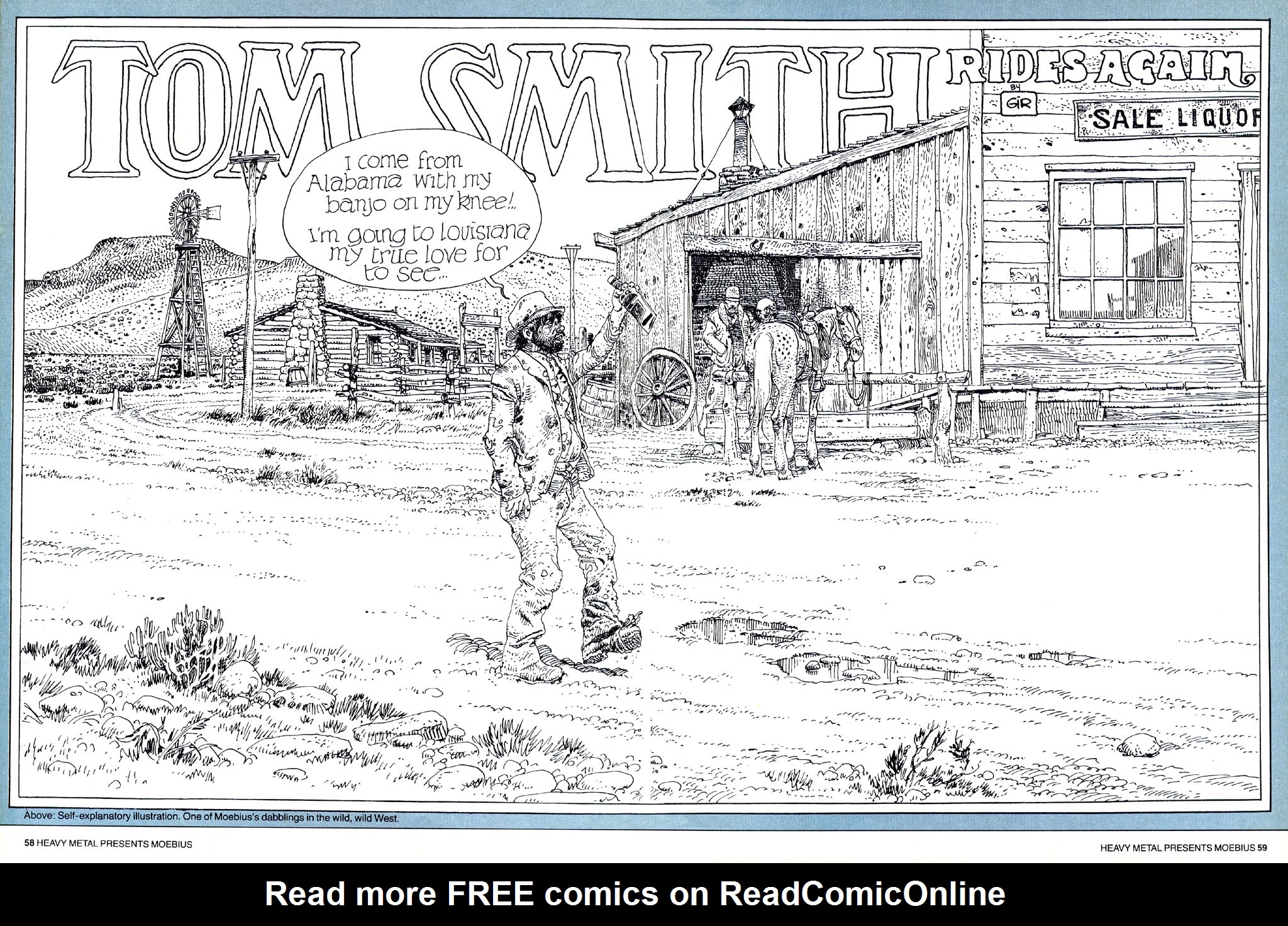 Read online Heavy Metal Presents Moebius comic -  Issue # Full - 57
