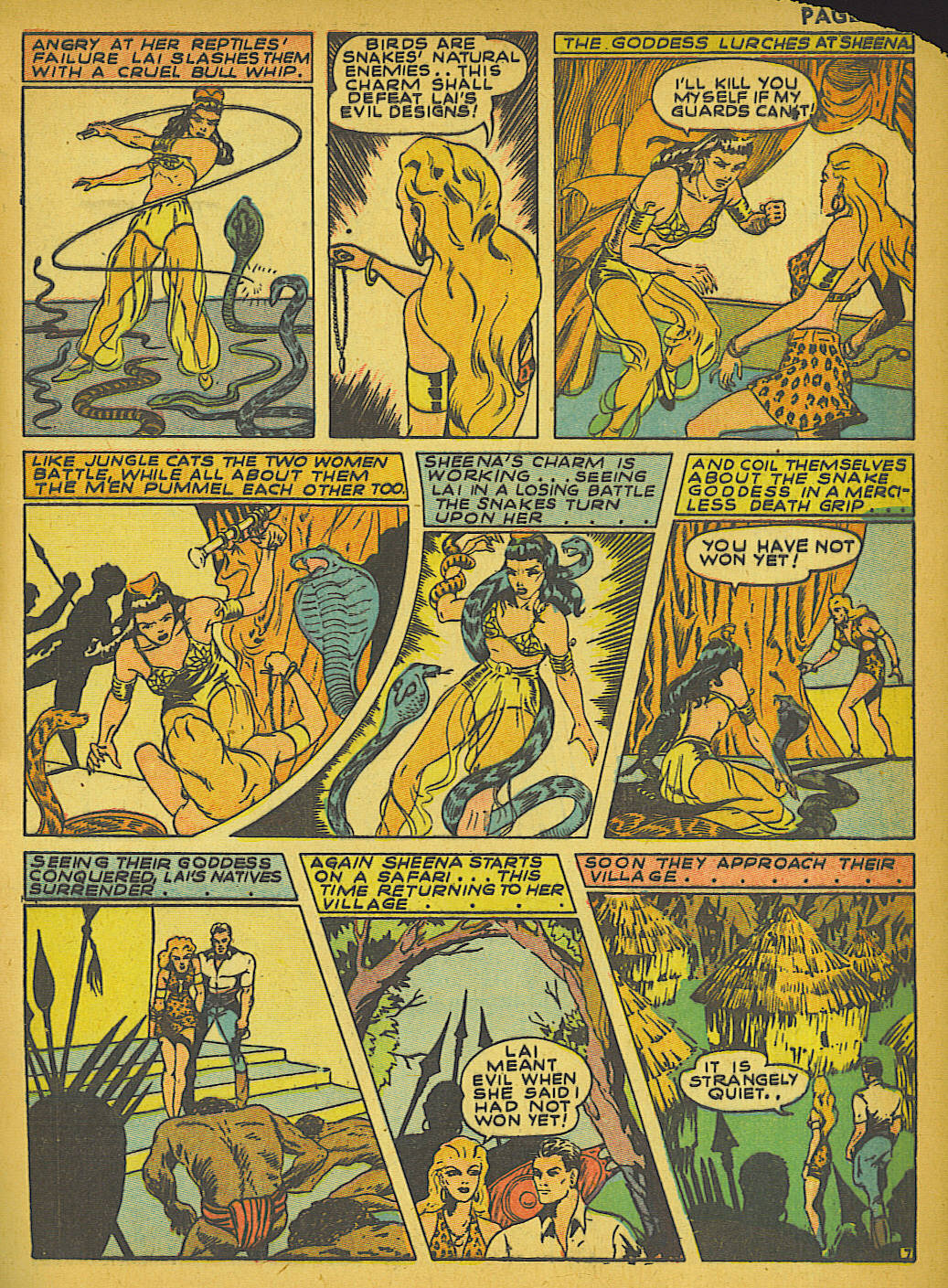 Read online Sheena, Queen of the Jungle (1942) comic -  Issue #1 - 62
