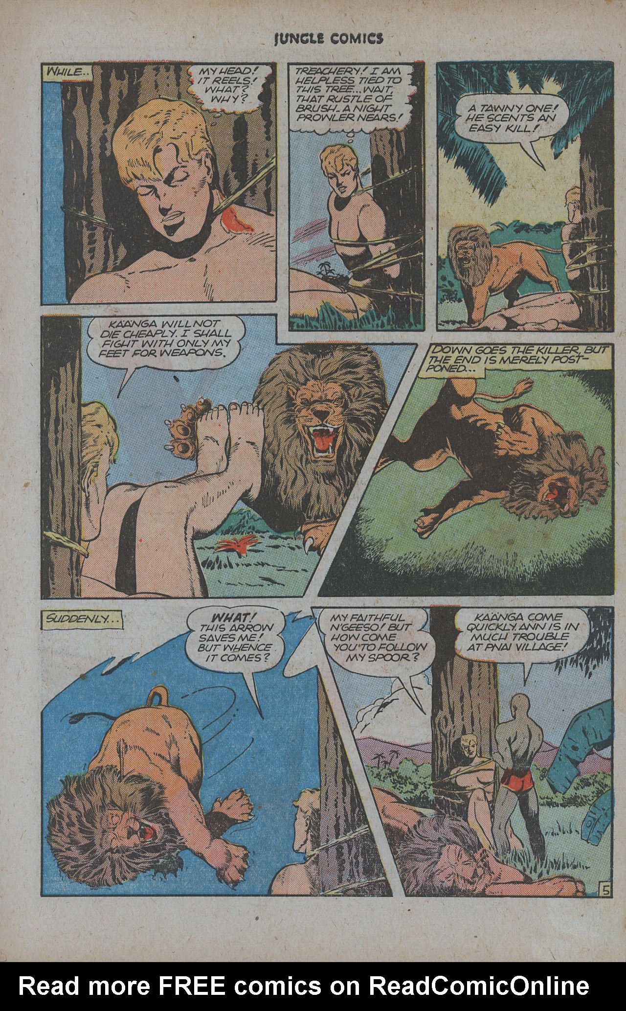 Read online Jungle Comics comic -  Issue #77 - 7