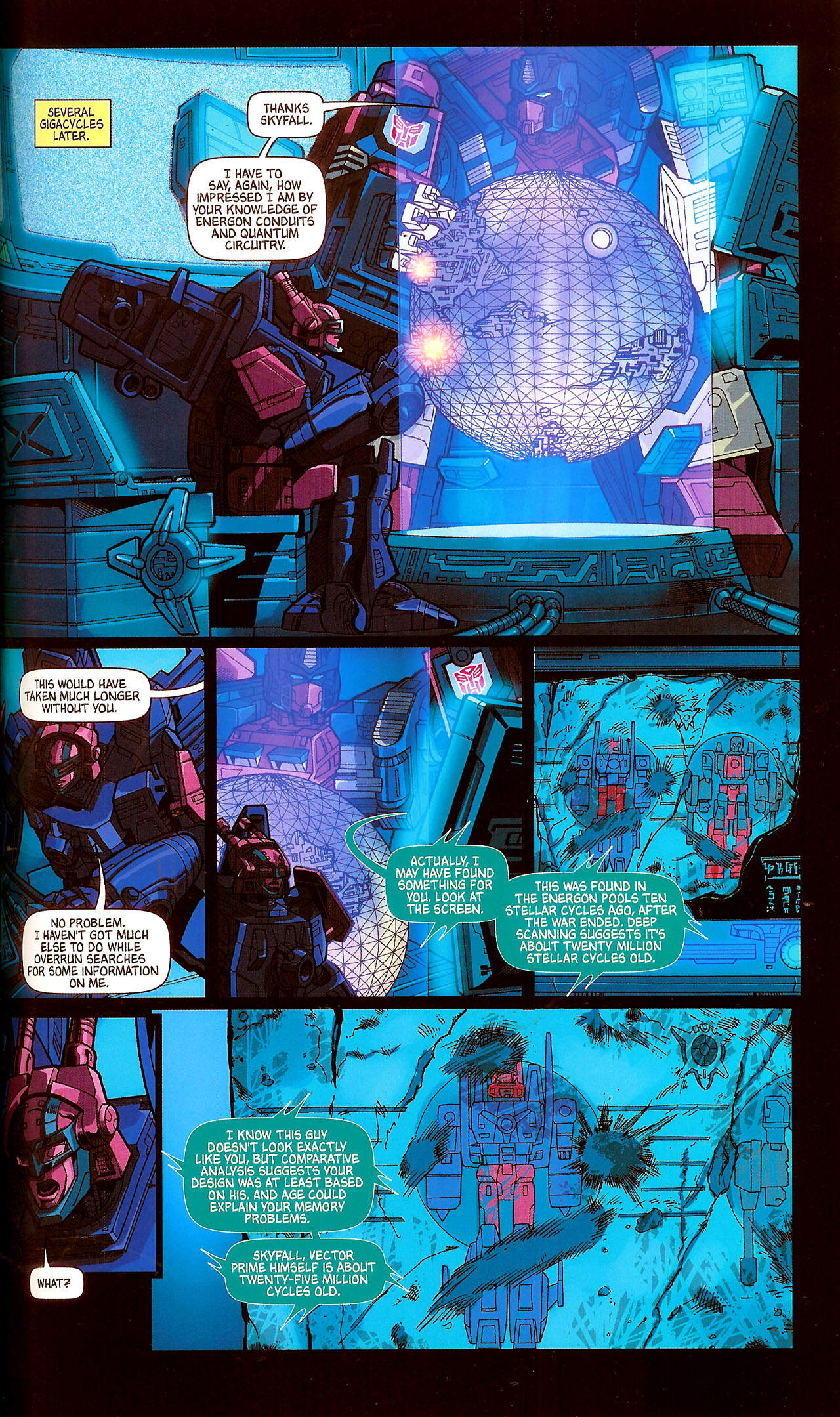 Read online Transformers: Cybertron: Balancing Act comic -  Issue # TPB - 60