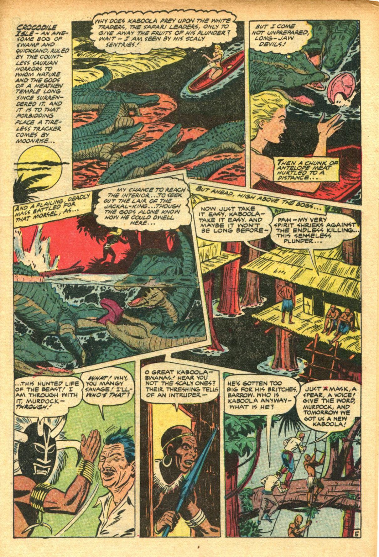 Read online Jungle Comics comic -  Issue #142 - 31