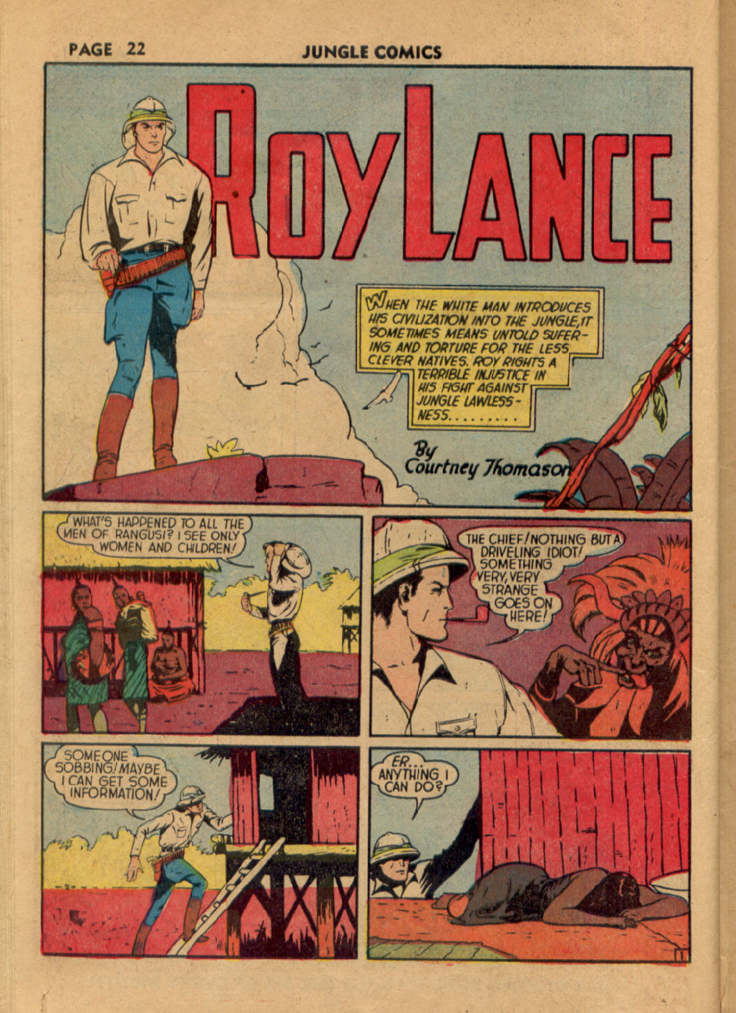 Read online Jungle Comics comic -  Issue #9 - 22