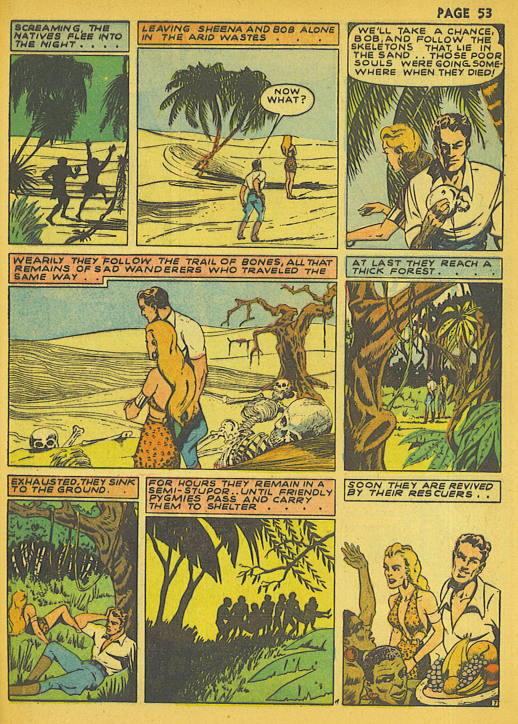 Read online Sheena, Queen of the Jungle (1942) comic -  Issue #1 - 52