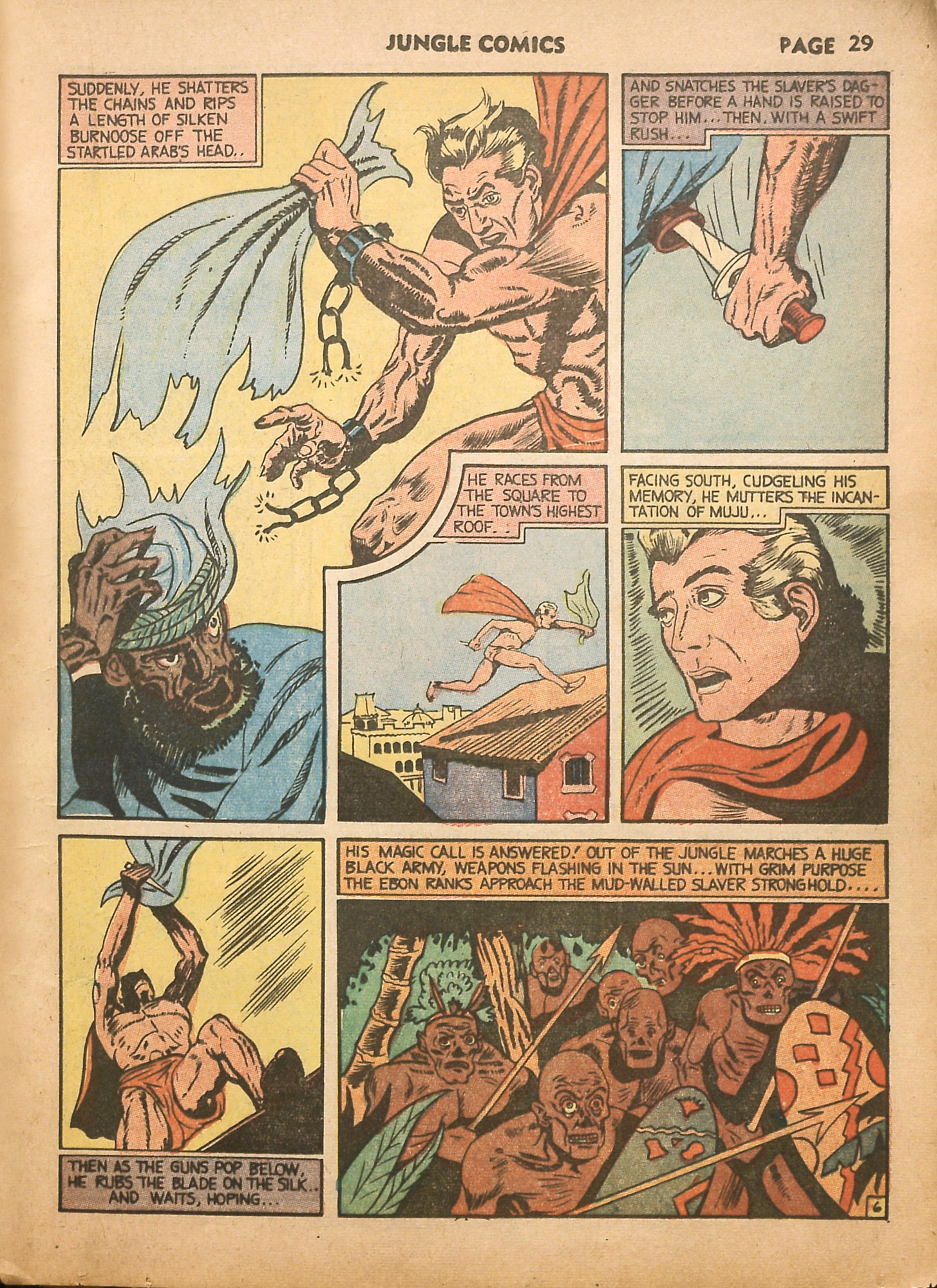 Read online Jungle Comics comic -  Issue #16 - 31