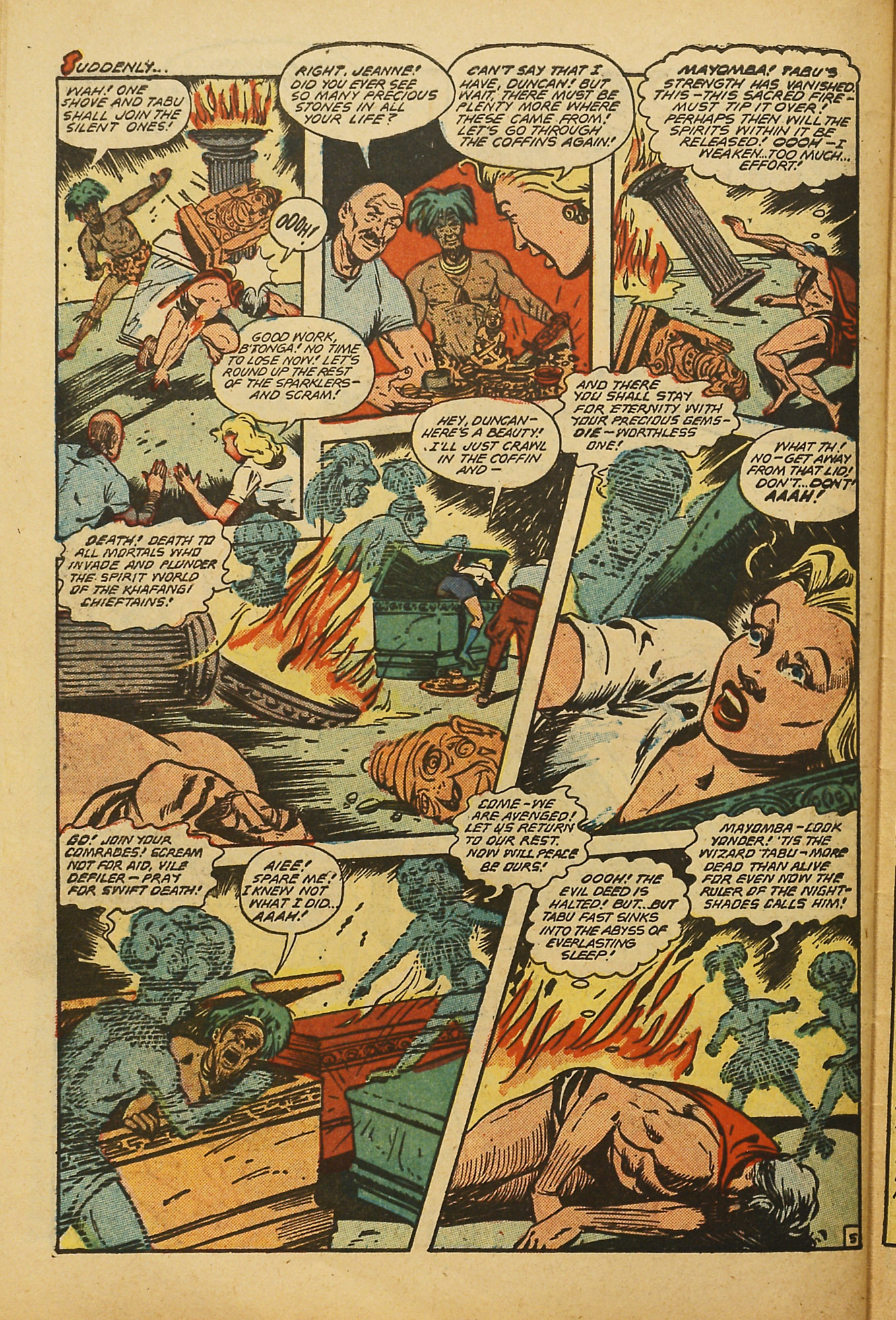 Read online Jungle Comics comic -  Issue #101 - 40