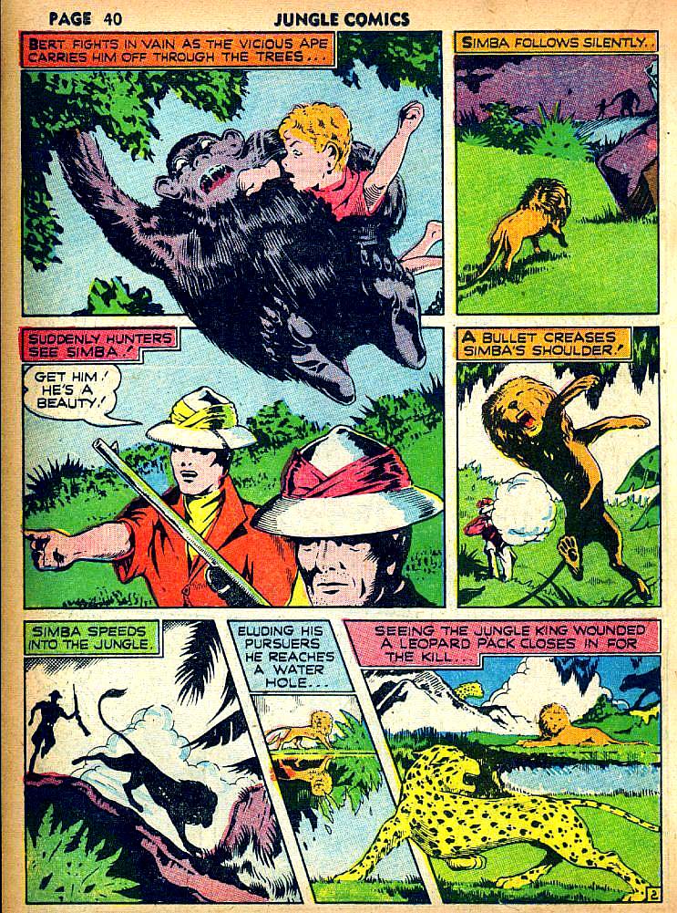 Read online Jungle Comics comic -  Issue #21 - 42