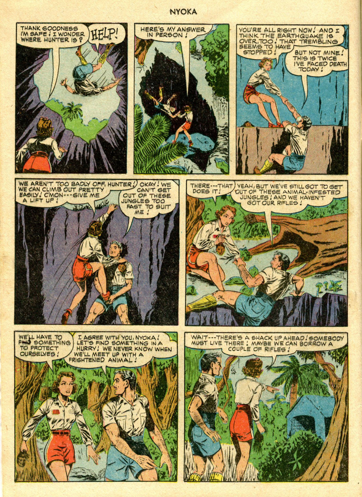 Read online Nyoka the Jungle Girl (1945) comic -  Issue #45 - 12