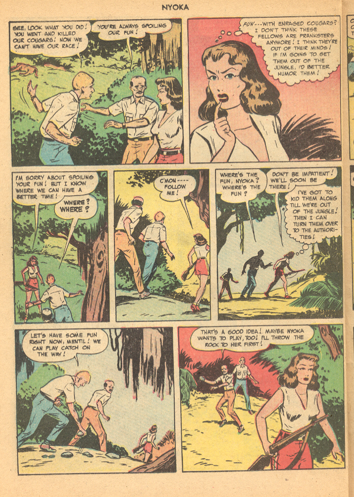 Read online Nyoka the Jungle Girl (1945) comic -  Issue #34 - 38
