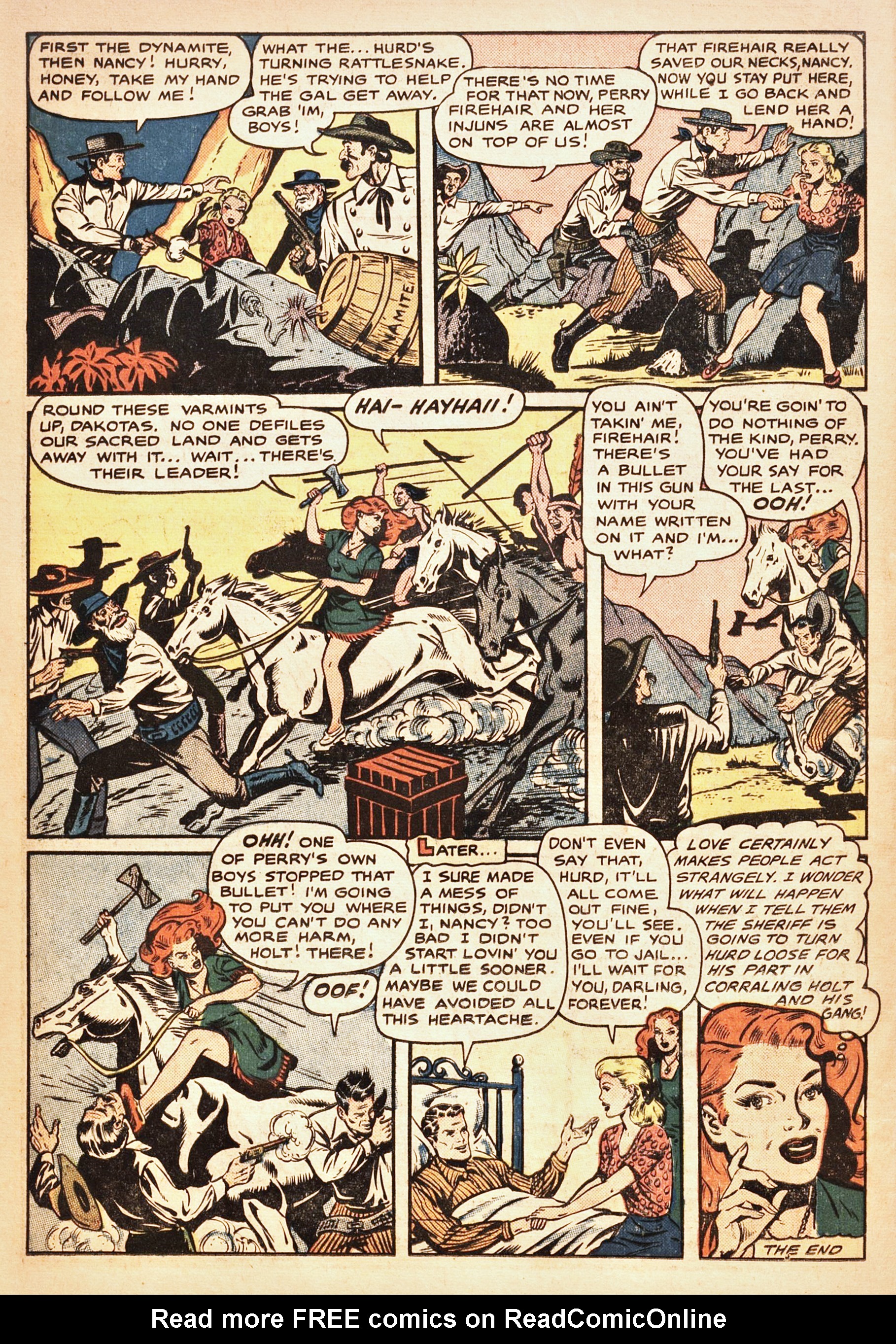 Read online Pioneer West Romances comic -  Issue #4 - 22