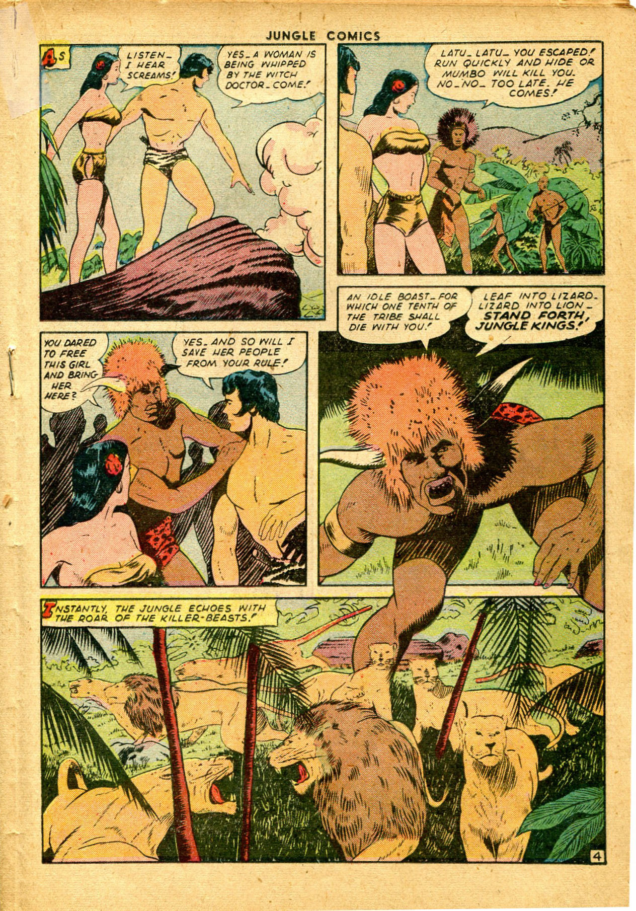Read online Jungle Comics comic -  Issue #65 - 33