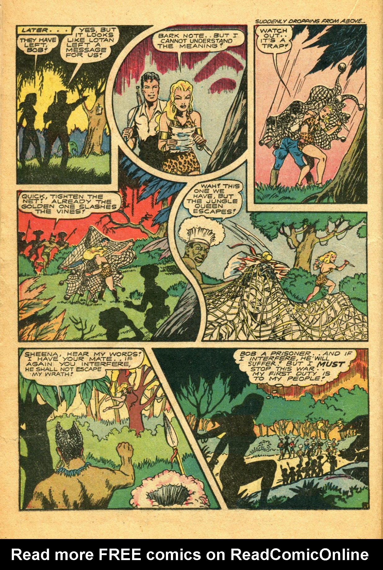 Read online Sheena, Queen of the Jungle (1942) comic -  Issue #5 - 22