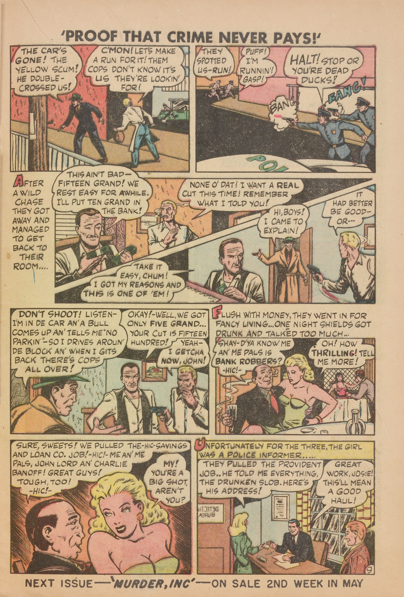 Read online Murder Incorporated (1948) comic -  Issue #3 - 21