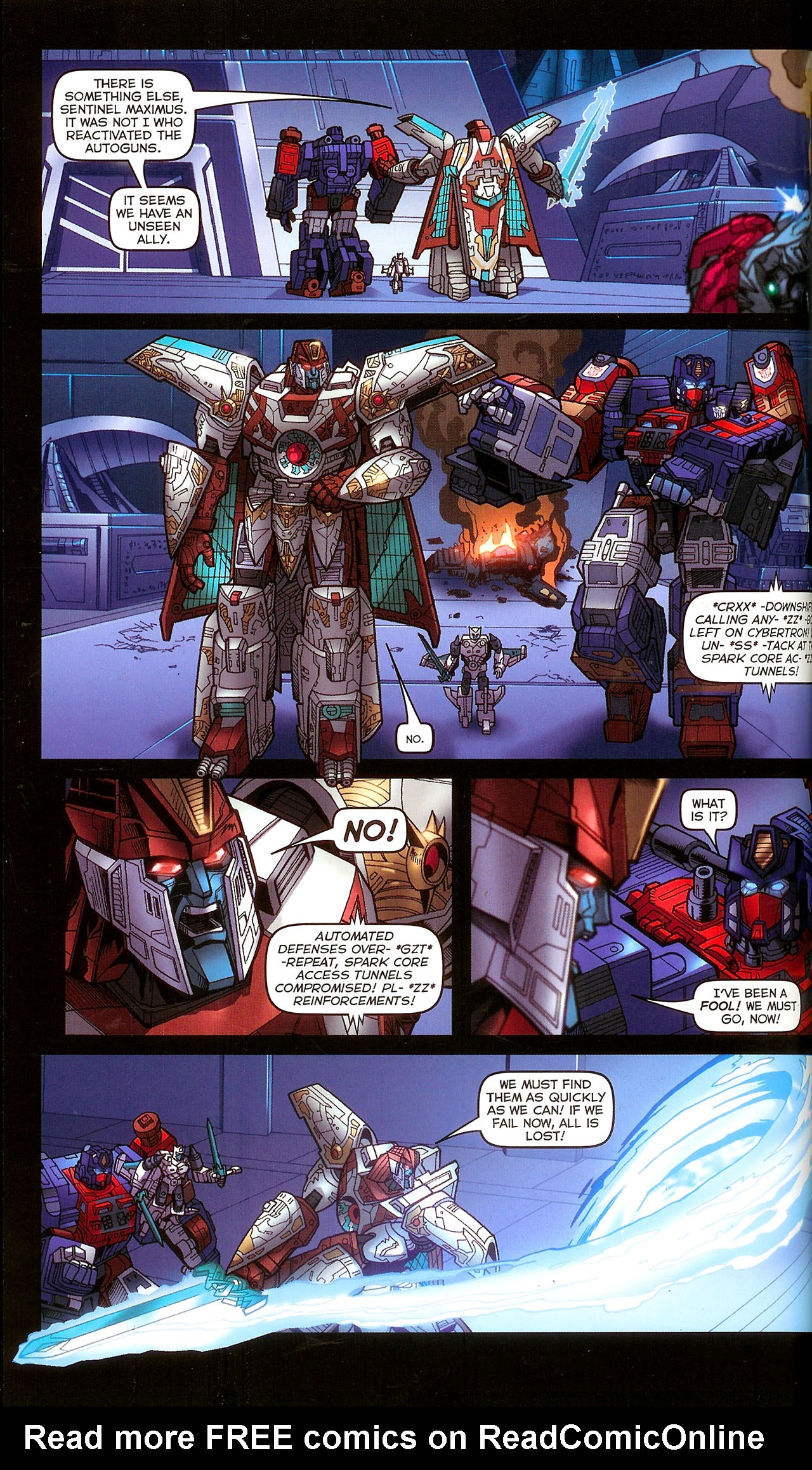 Transformers Cybertron Balancing Act (2007) Read All Comics Online