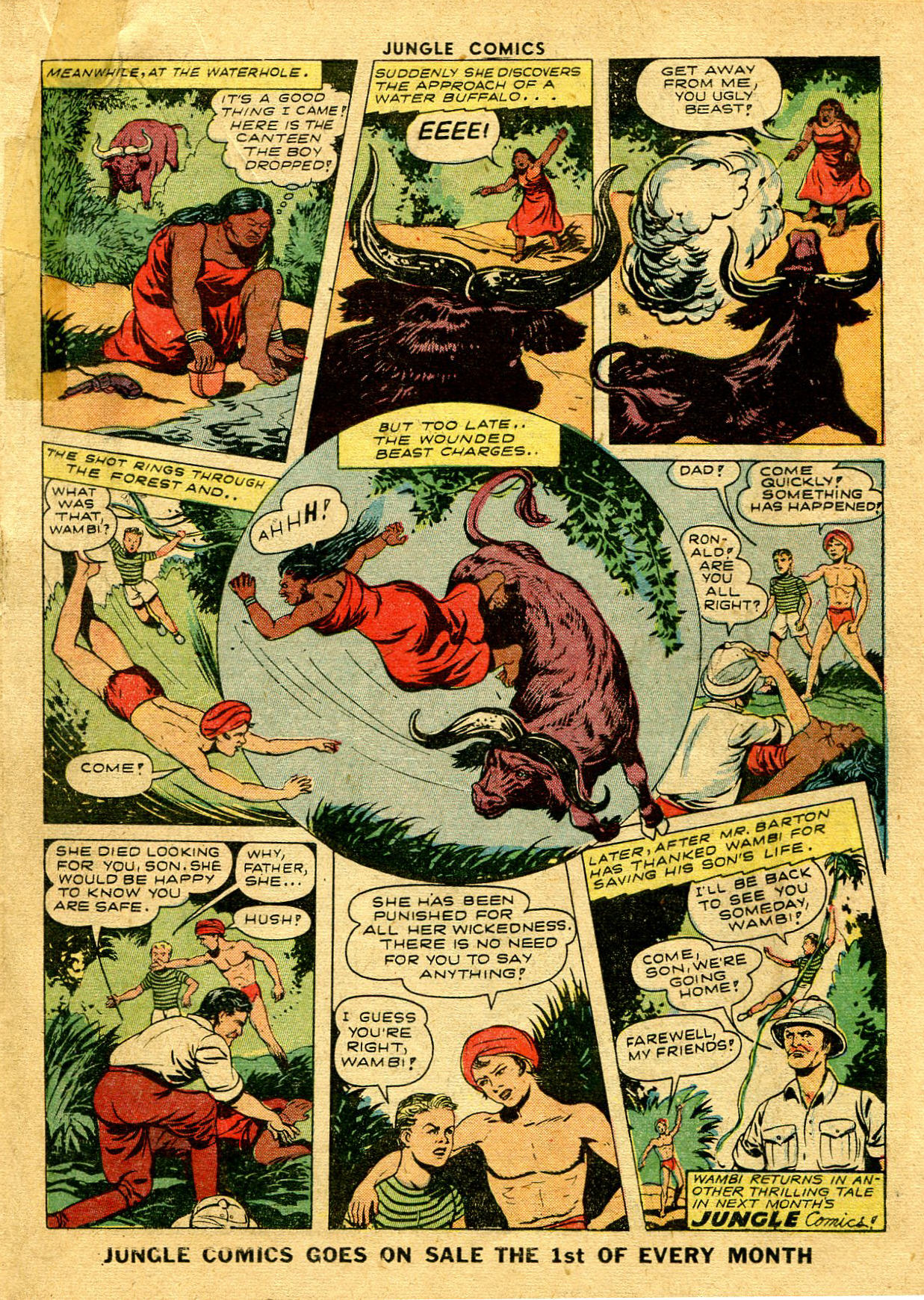 Read online Jungle Comics comic -  Issue #46 - 35
